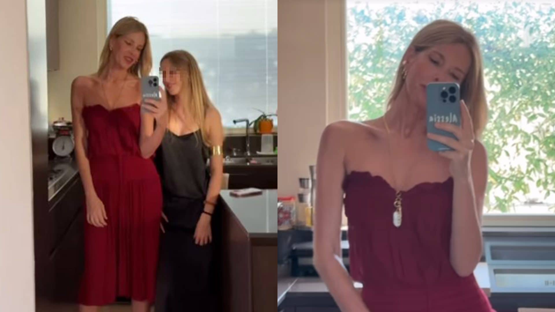 Come era vestita Alessia Marcuzzi per il diploma della figlia Mia Facchinetti