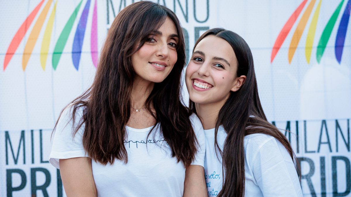 Ambra Angiolini e Jolanda Renga al Pride di Milano
