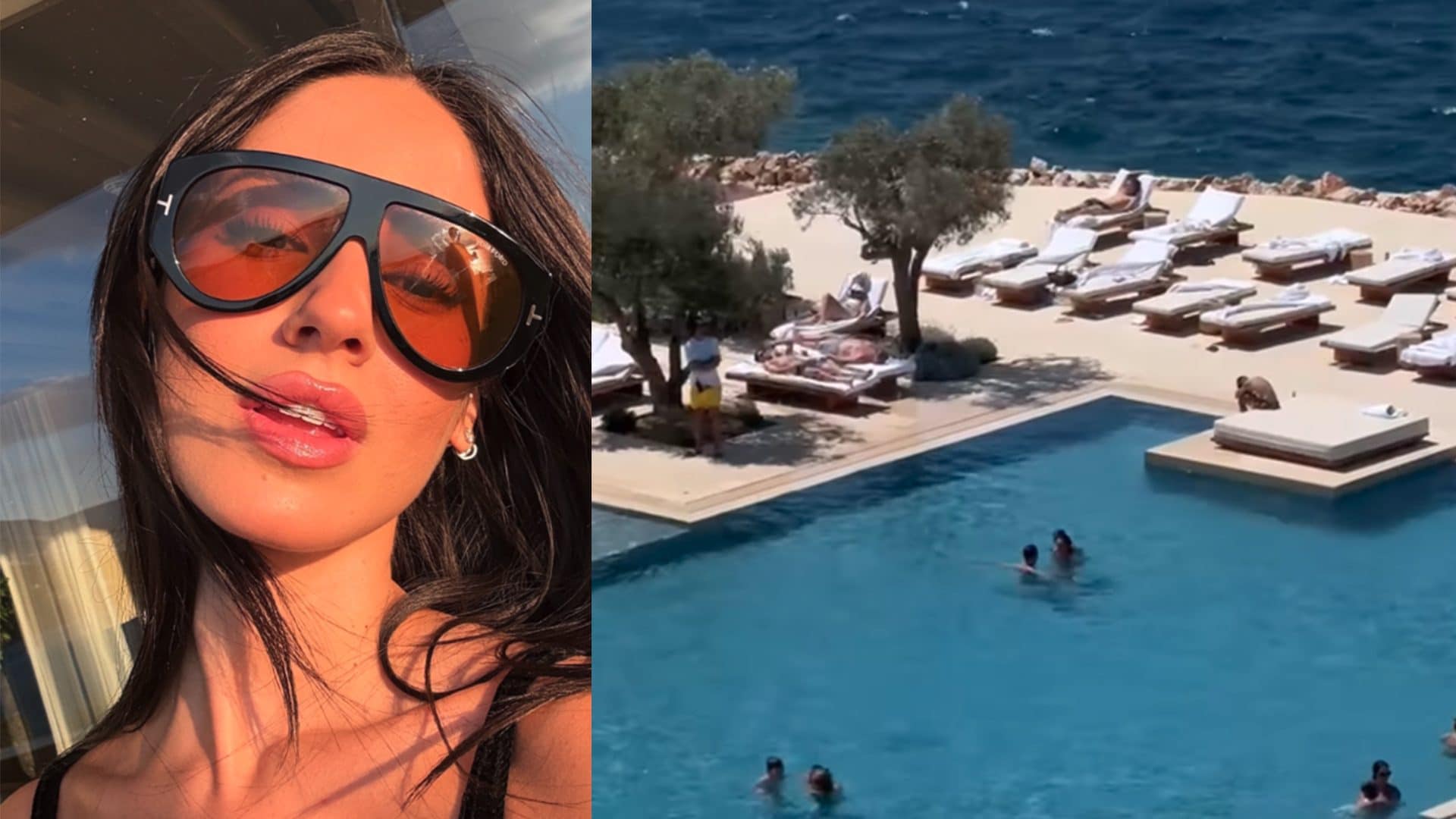 Giulia De Lellis in Grecia (senza Tony Effe): quanto costa una suite nell'hotel da sogno