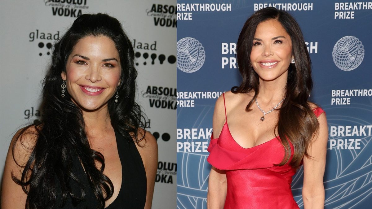 Lauren Sanchez nel 2004 e 2025