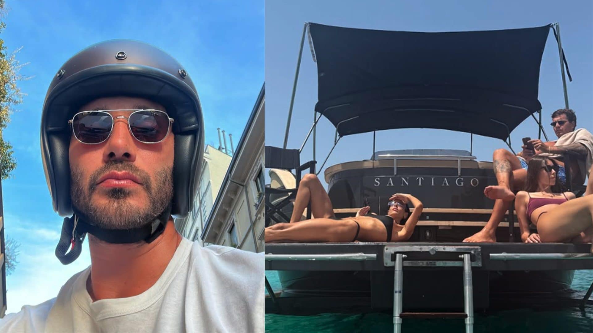 Com'è fatta la barca di Stefano De Martino: si chiama Santiago come il figlio avuto da Belén