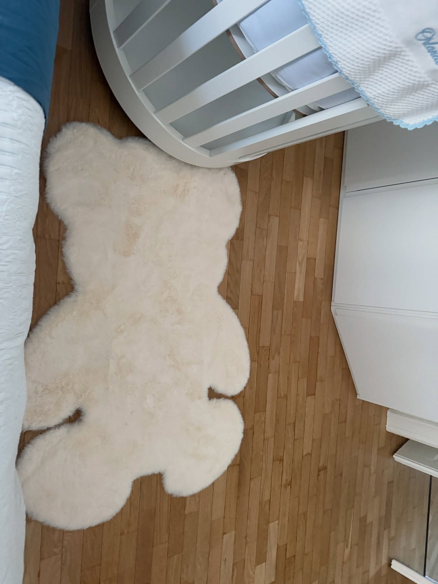 Il tappeto a forma di orso