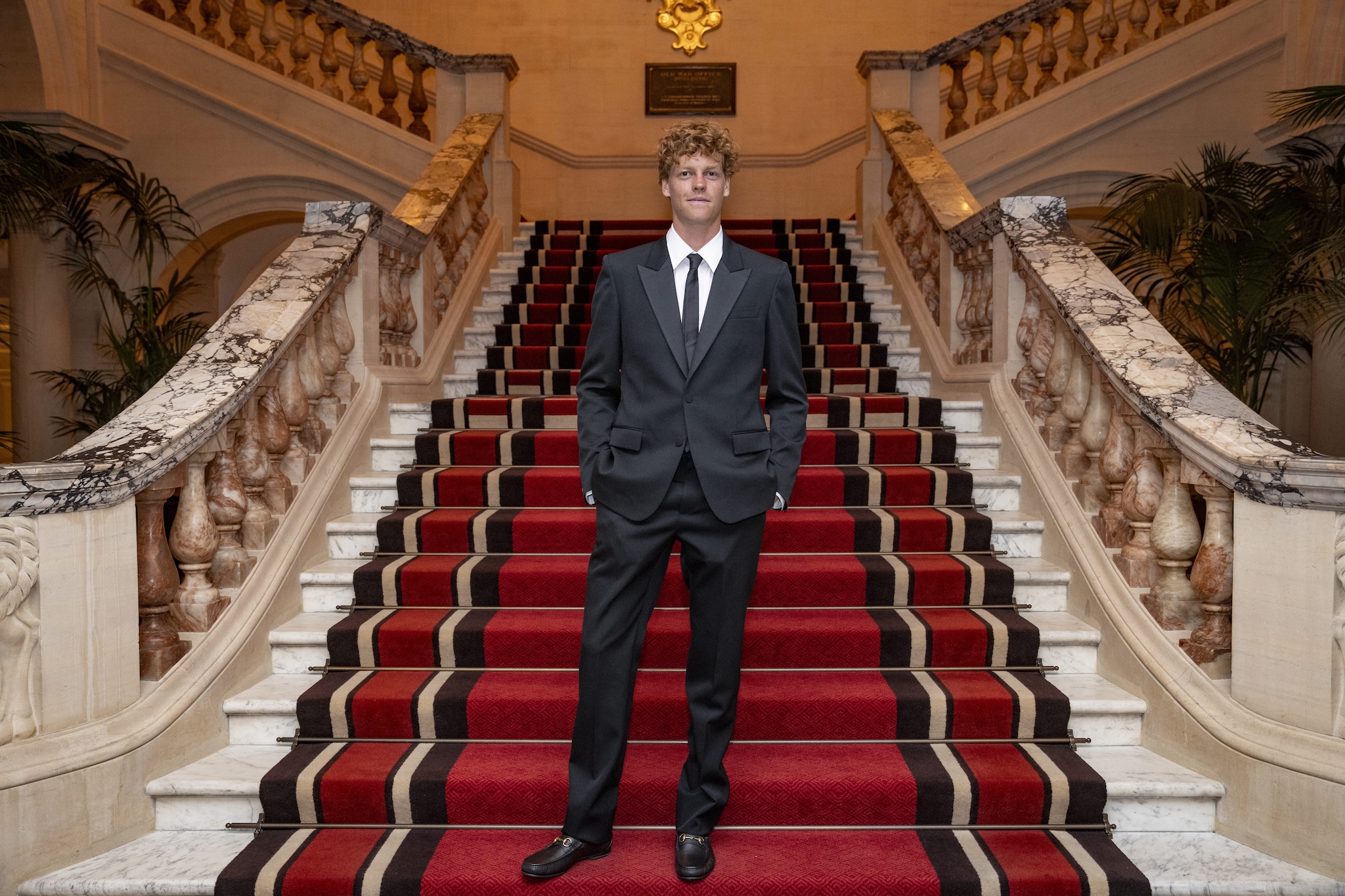 Jannik Sinner in Gucci