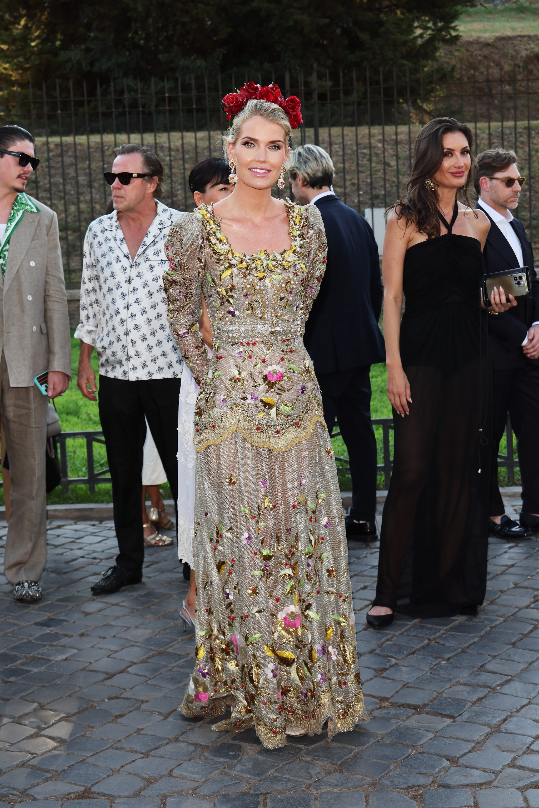 Kitty Spencer in Dolce&Gabbana Couture