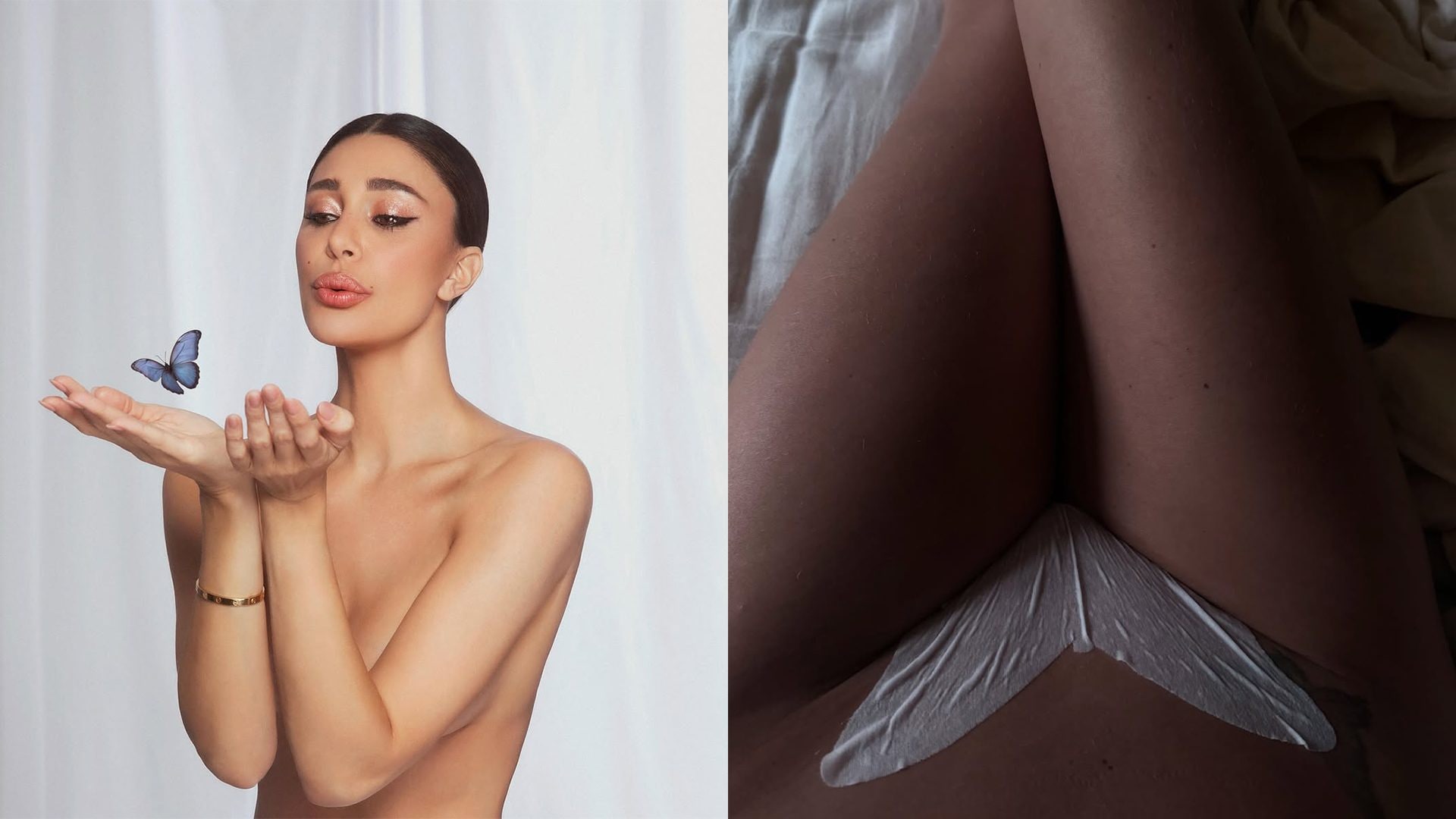Valentina Persia fa la parodia della maschera vaginale di Belén Rodriguez: la risposta della showgirl