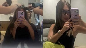 Chanel Totti dal parrucchiere: dopo la vacanza a Bali si scurisce i capelli