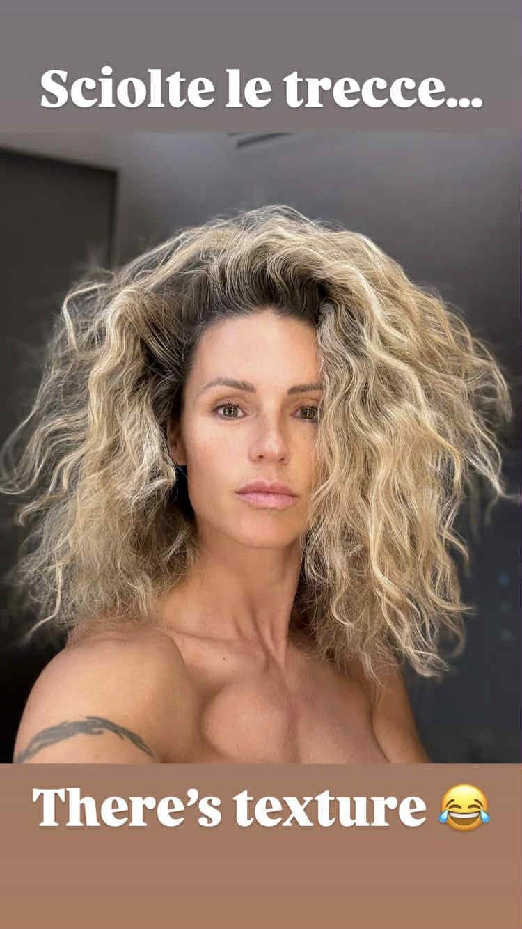 Michelle Hunziker dopo le trecce