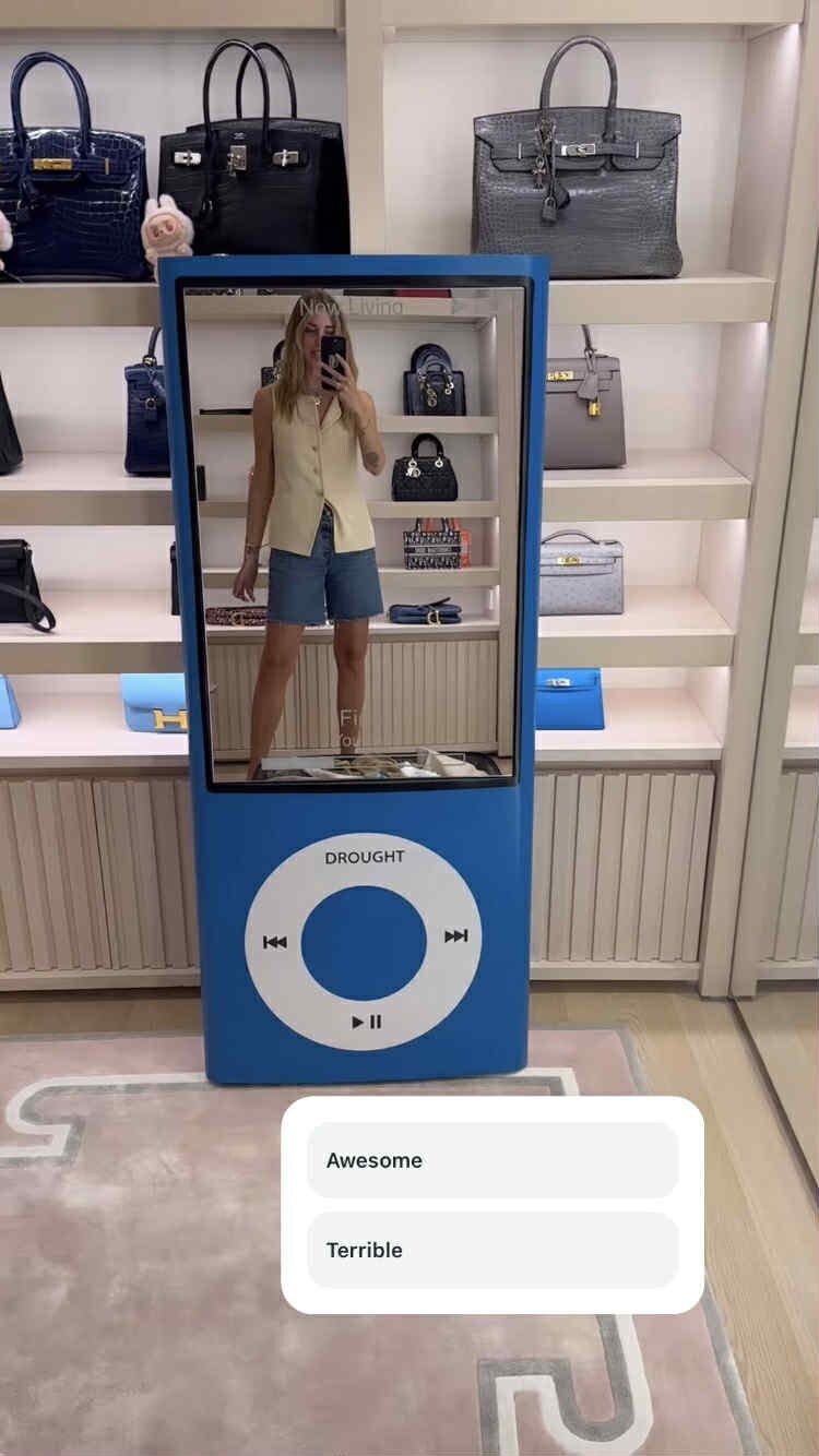 Il nuovo specchio di Chiara Ferragni