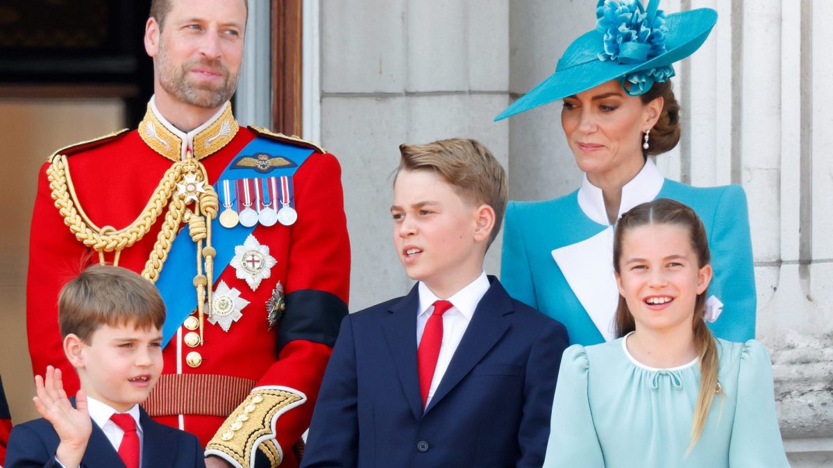 Royal family al Trooping the Colour 2025