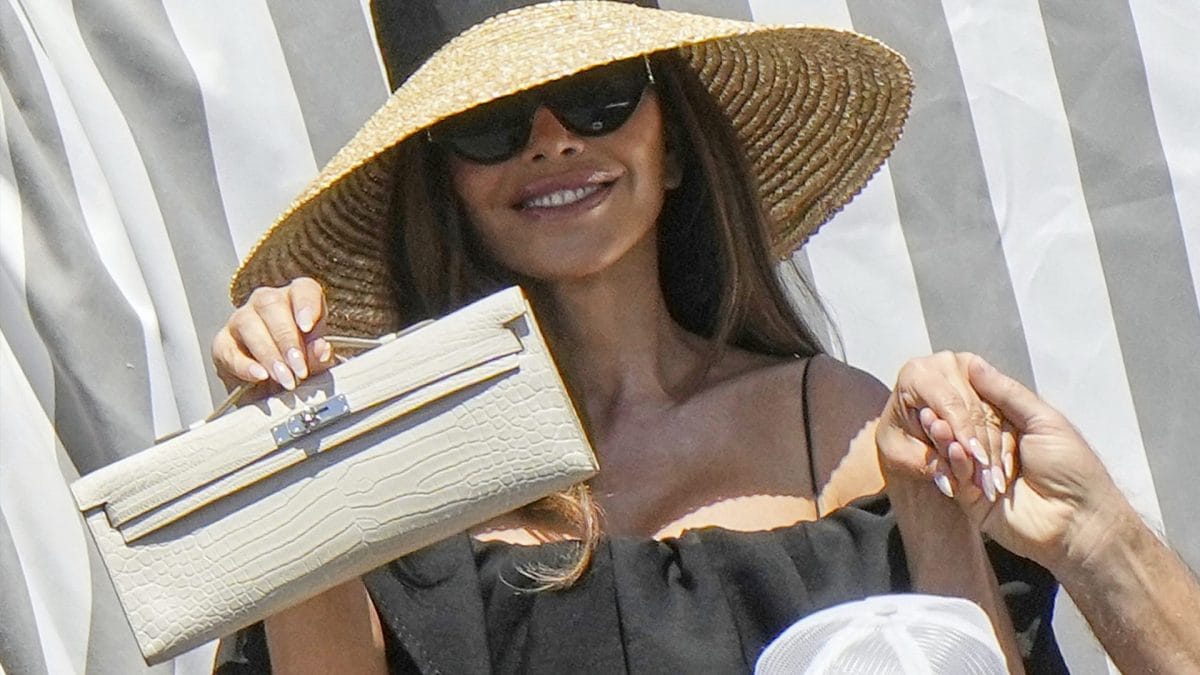 Lauren Sànchez con la Kelly Cut di Hermes