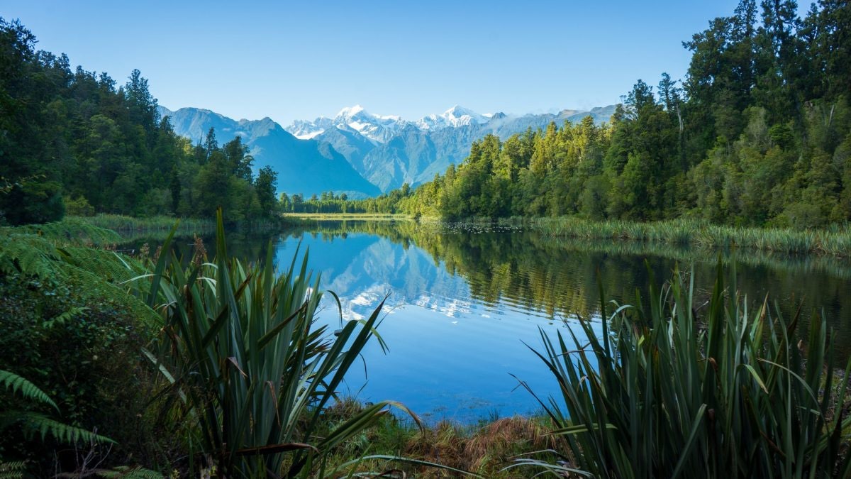 Lake Matheson, Nuova Zelanda