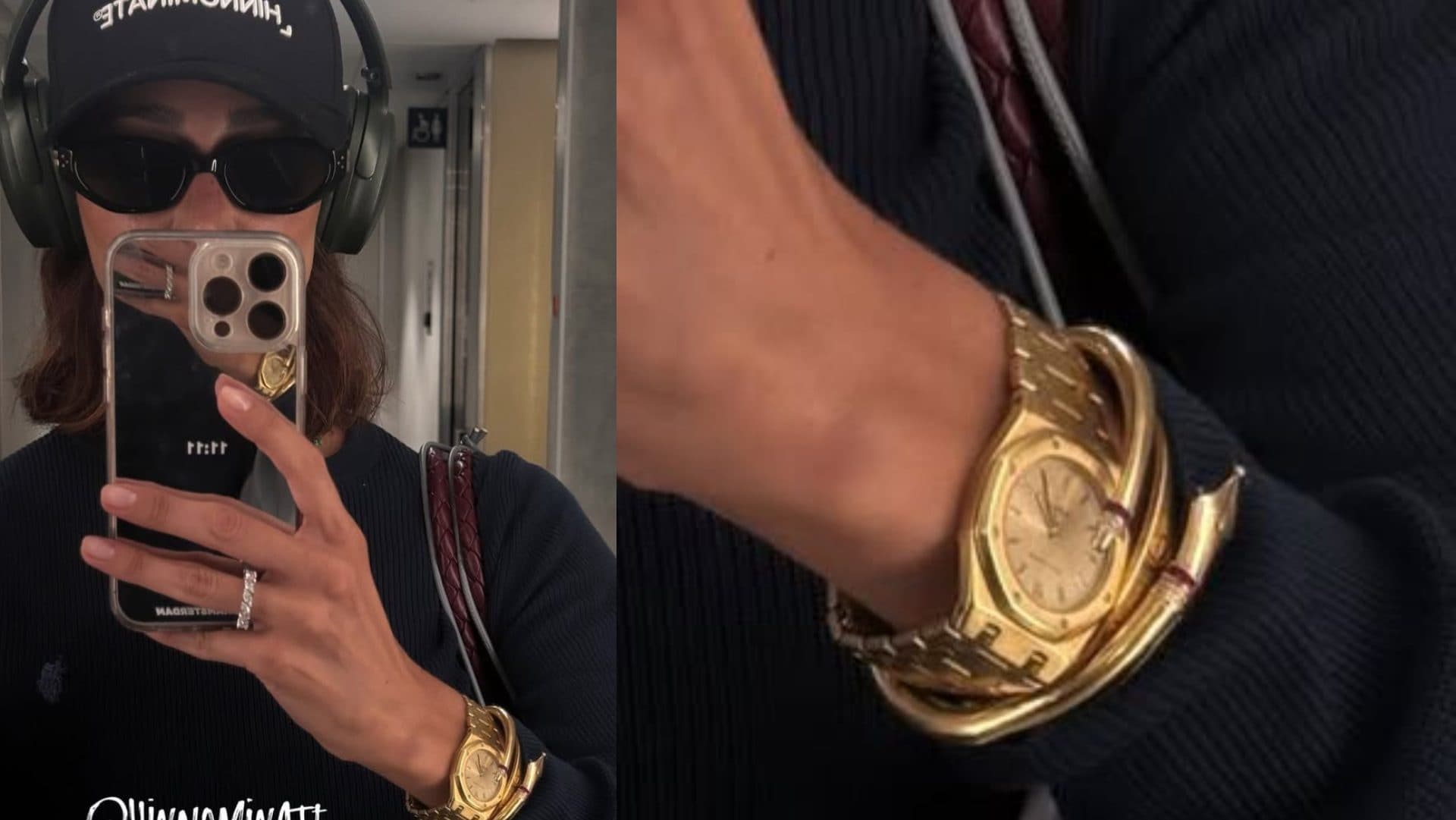 Il nuovo orologio di Belén Rodriguez è tutto d'oro e costa quasi 100mila euro