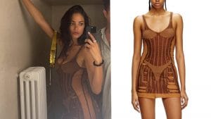 Elodie, l'abito strappato che rivela l'intimo è un fake: quanto costa