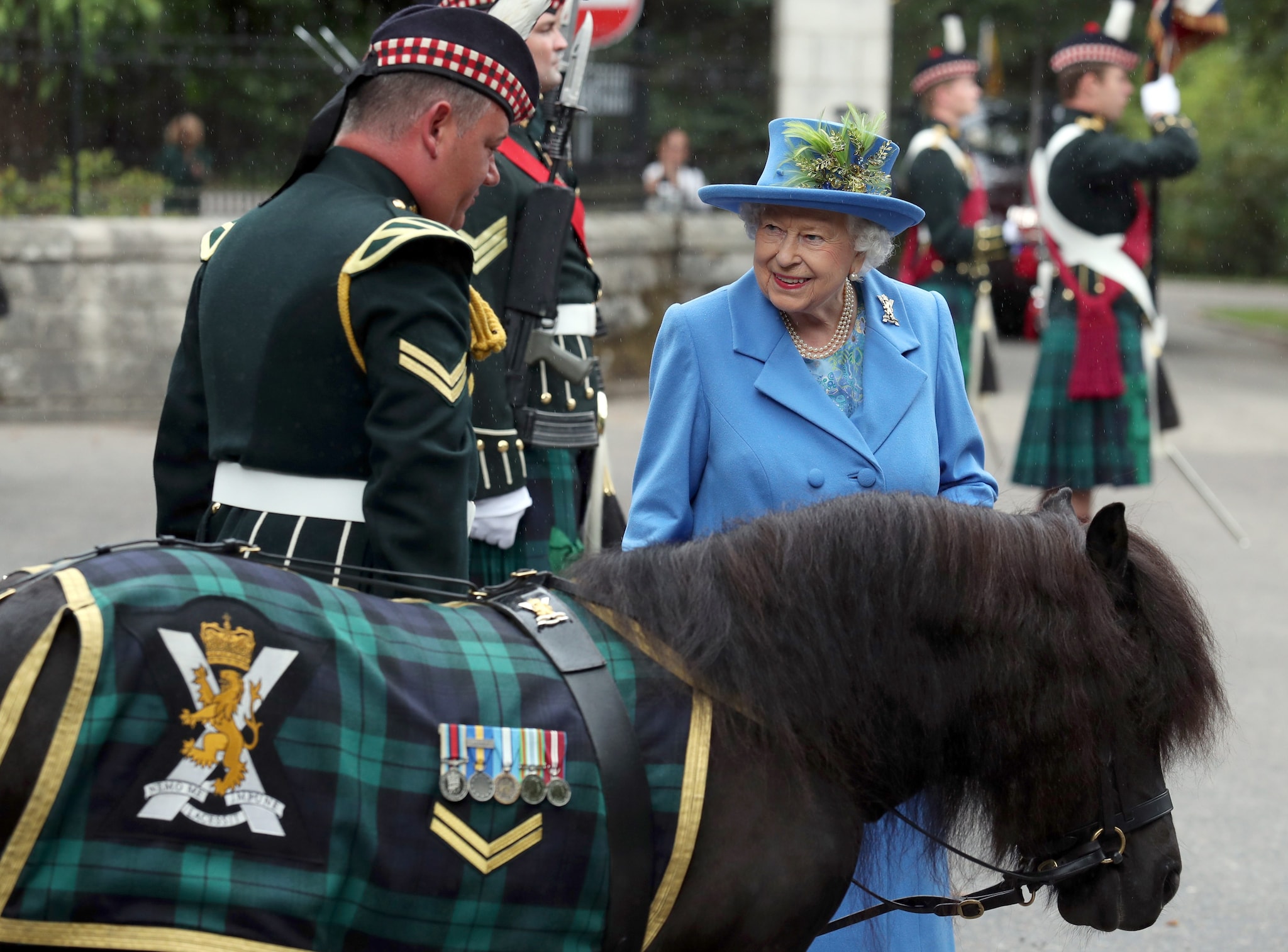 Elisabetta II con Cruachan IV