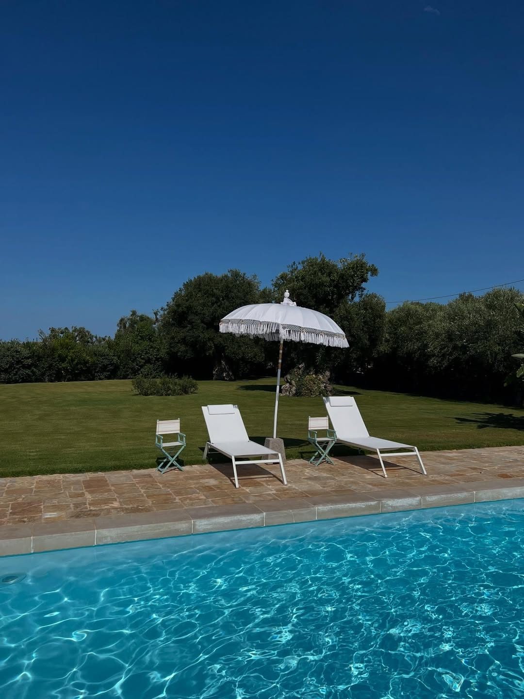 La piscina della villa