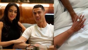 Georgina Rodriguez dice sì a Cristiano Ronaldo: l'anello vale 5 milioni