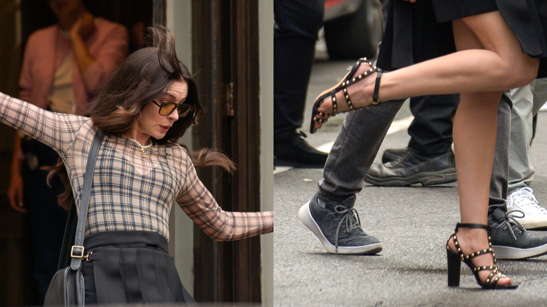 Quanto costano i sandali che hanno fatto cadere Anne Hathaway sul set de Il Diavolo veste Prada 2