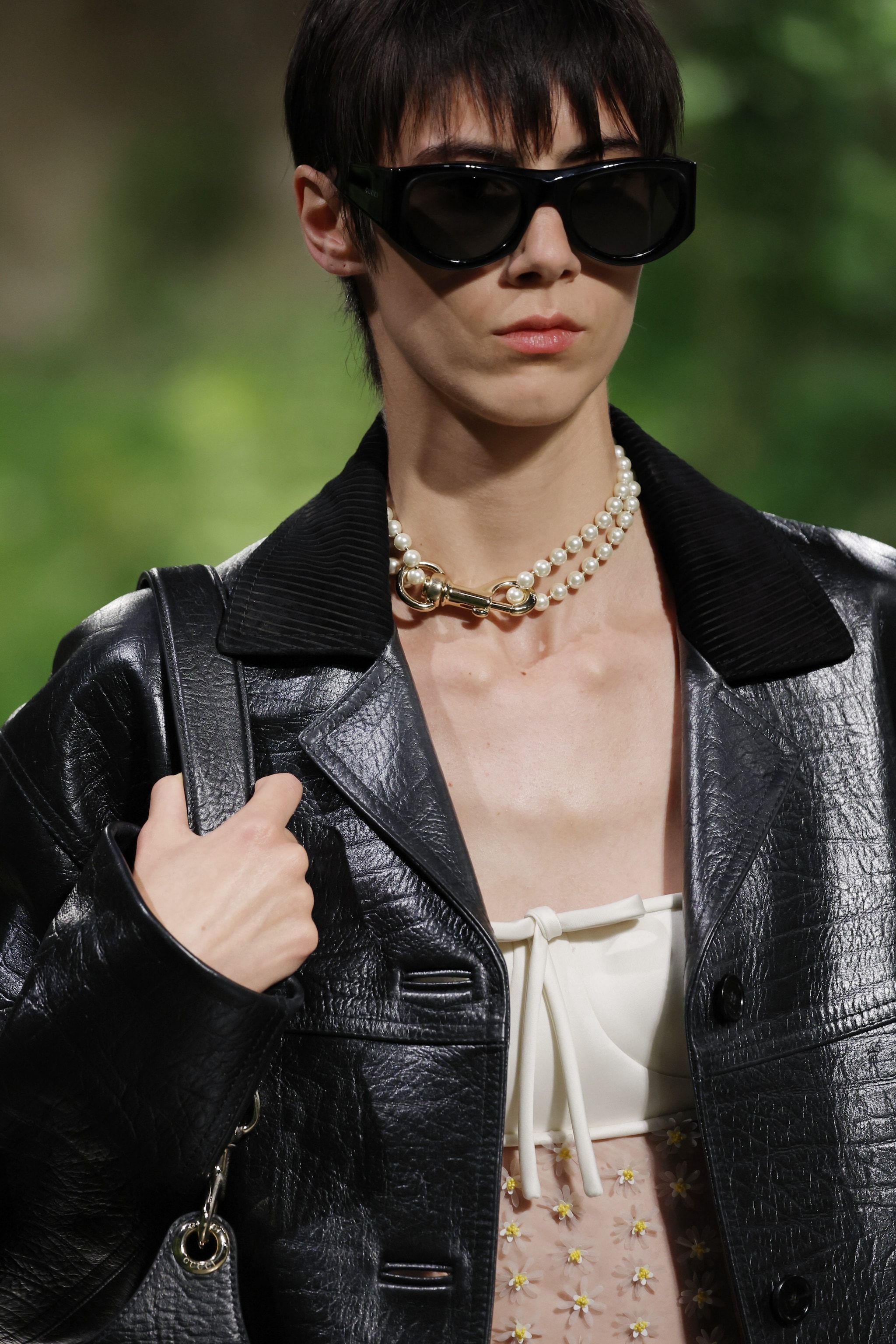 Collana con perle Gucci