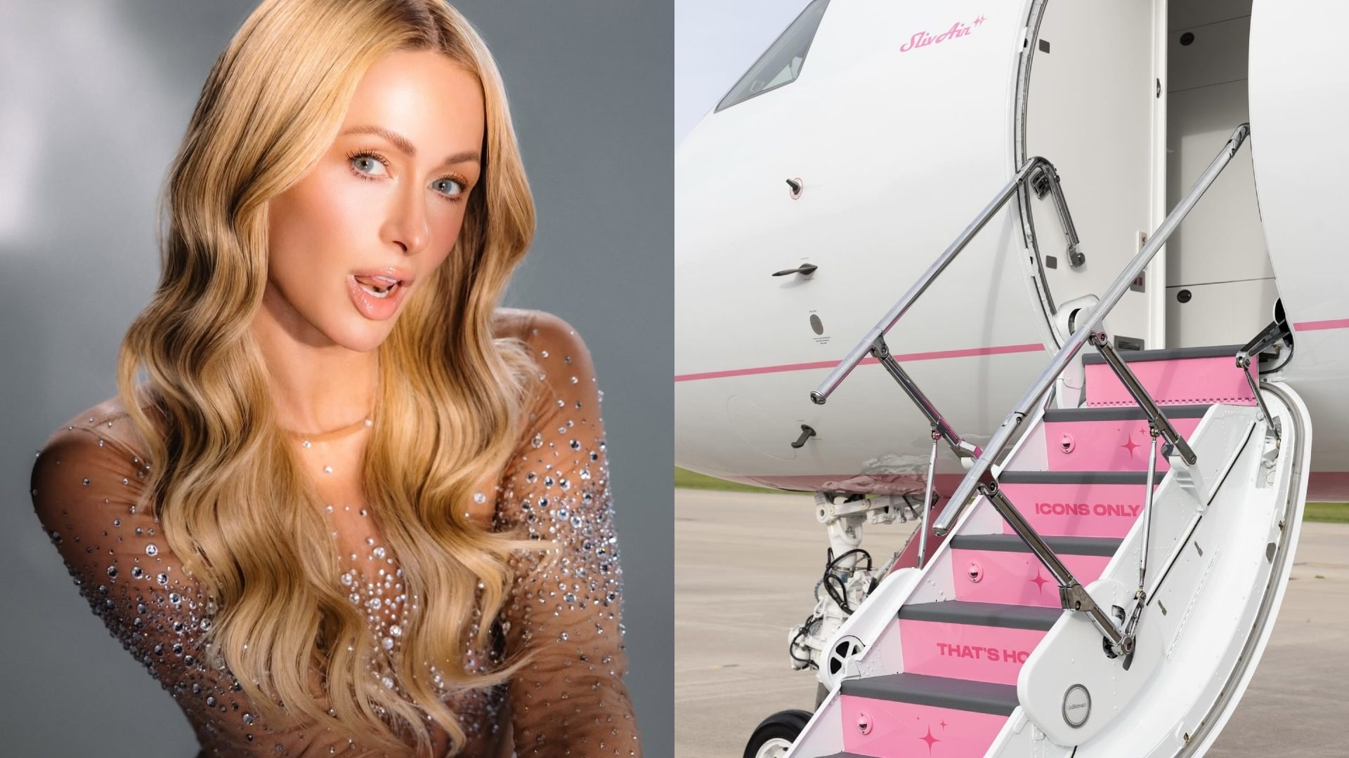 Come è fatto il jet privato personalizzato di Paris Hilton da 60 milioni