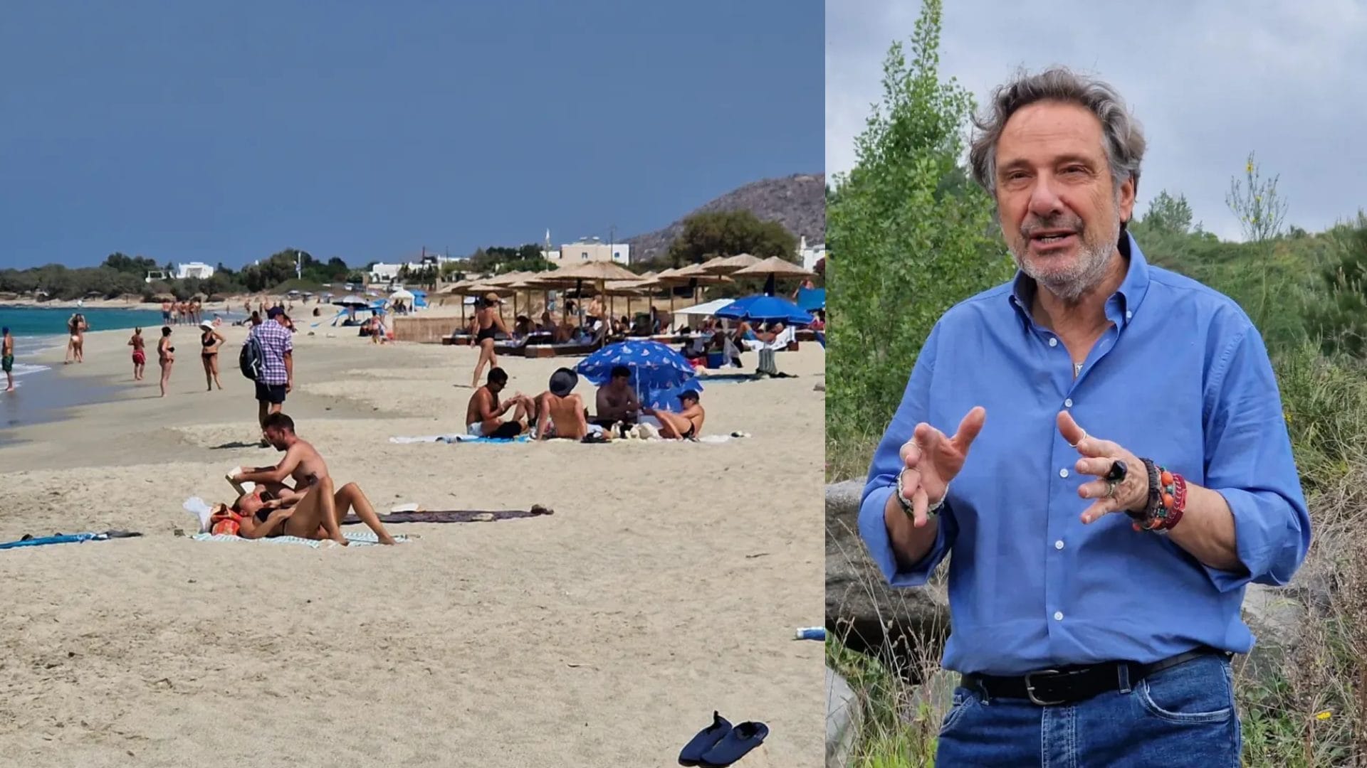 Caro vacanze, Mario Tozzi: "In Grecia 10 euro ombrellone e lettino, tante spiagge libere. Da noi vergogna"