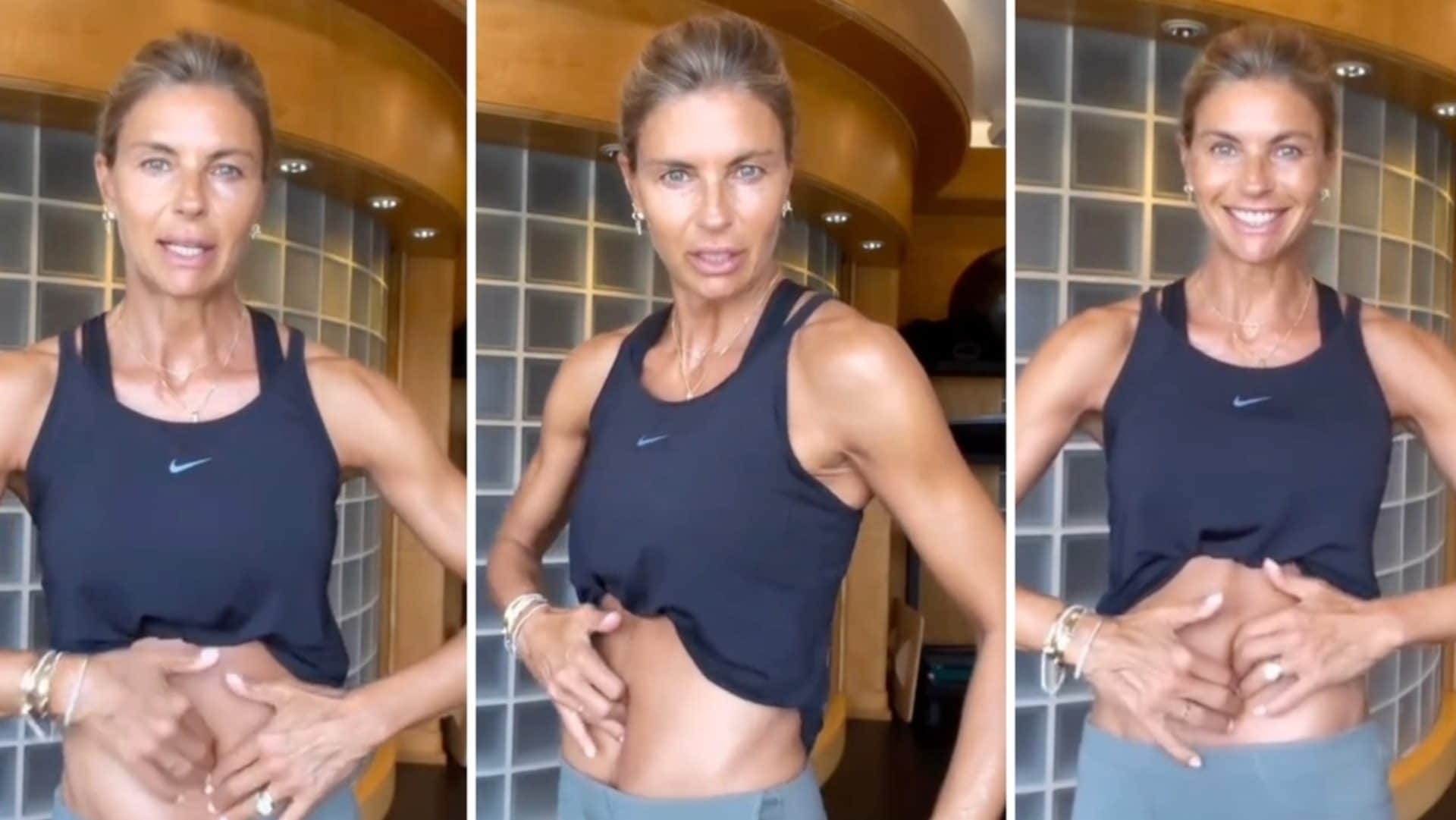 Martina Colombari e la distasi addominale: "Ho un buco in mezzo alla pancia"