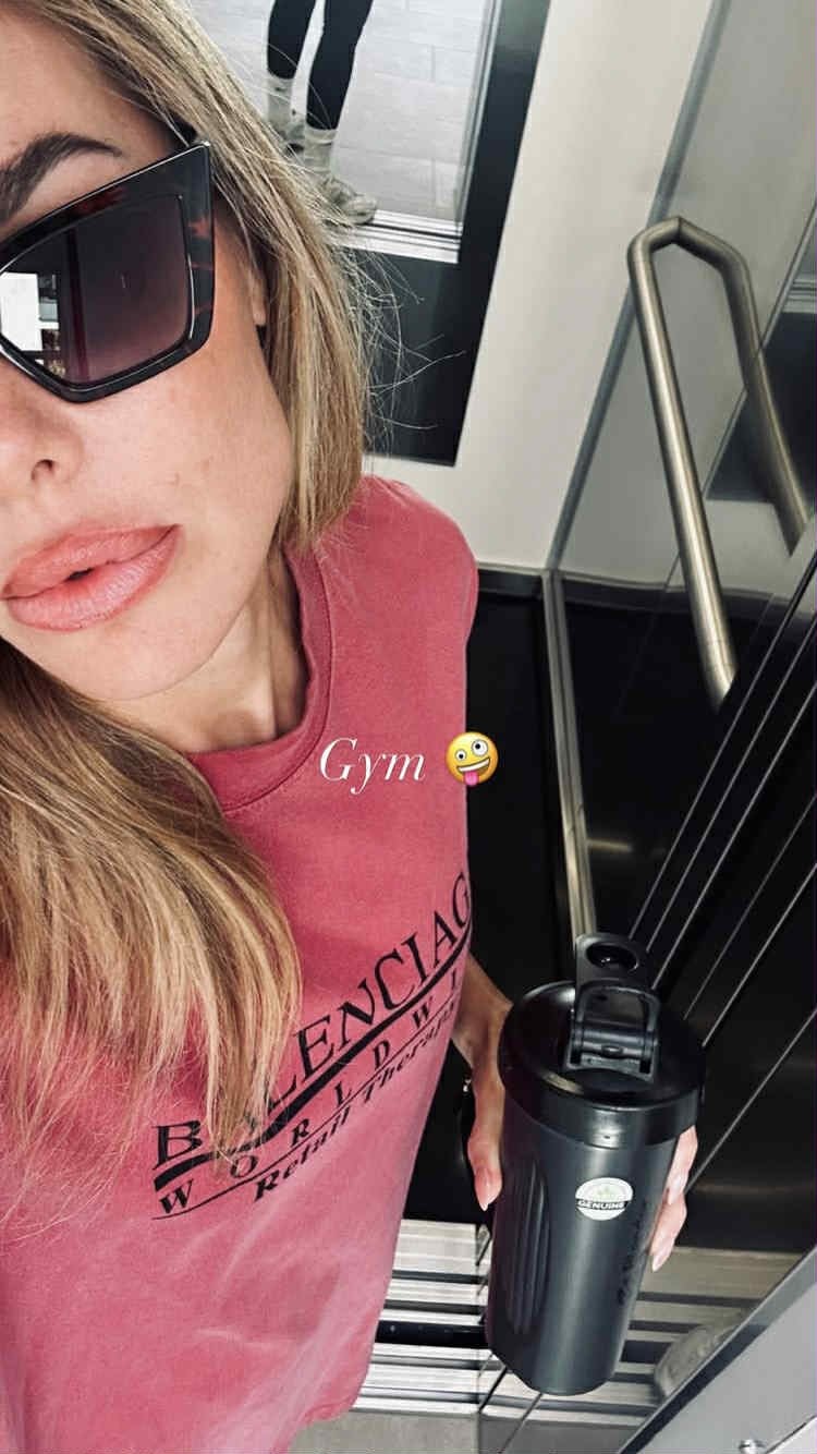 Ilary Blasi in palestra