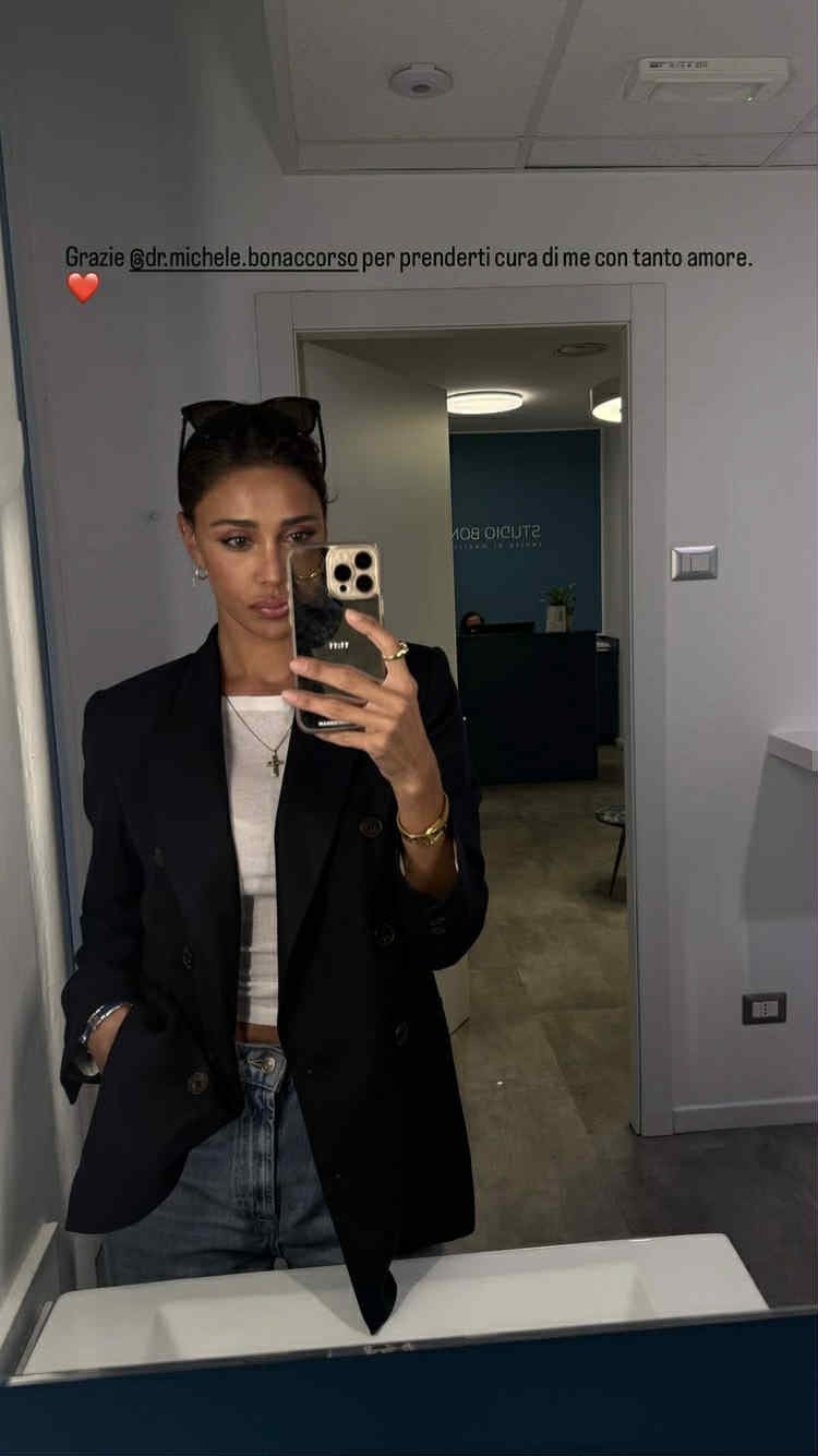 Il look autunnale di Belén