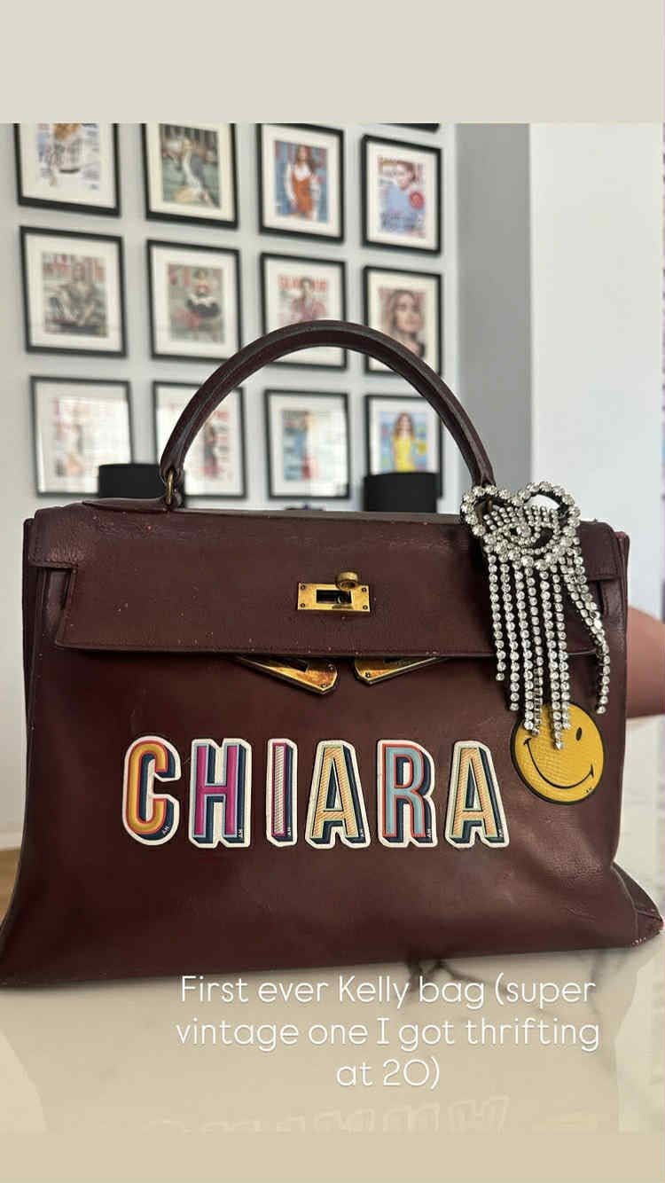 La prima Kelly bag di Chiara Ferragni