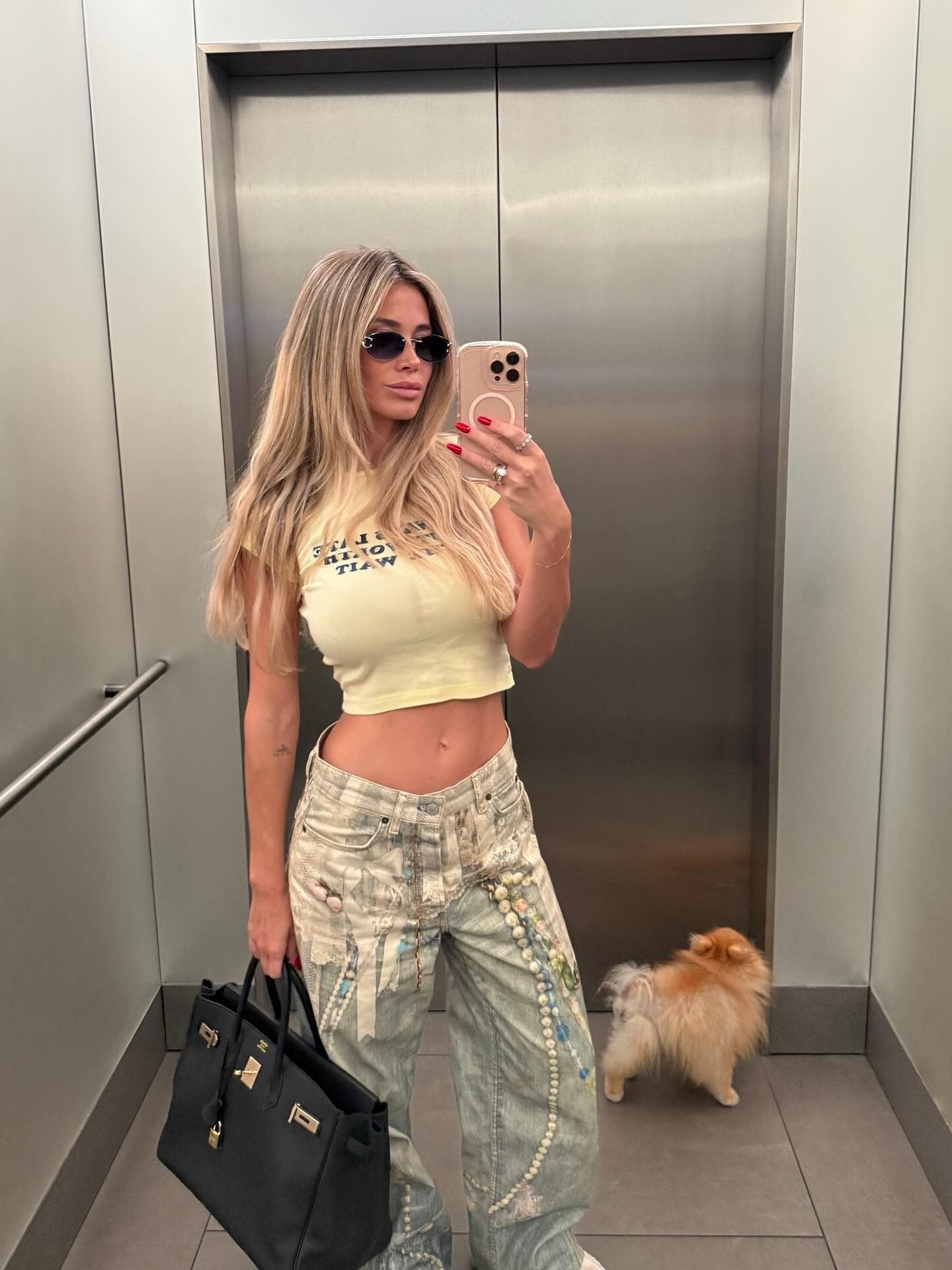 Diletta Leotta con la Birkin bag di Hermès