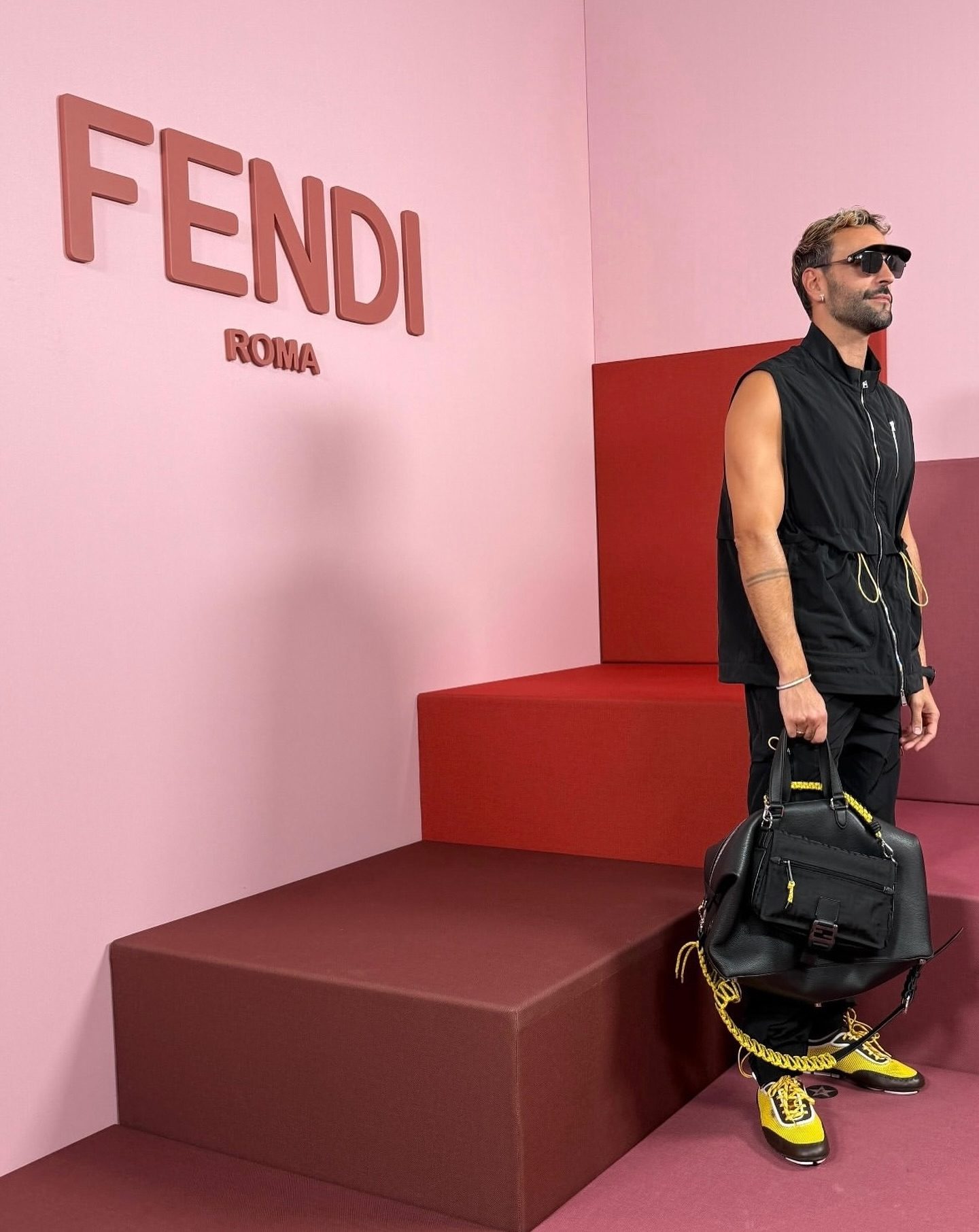 Marco Mengoni in Fendi