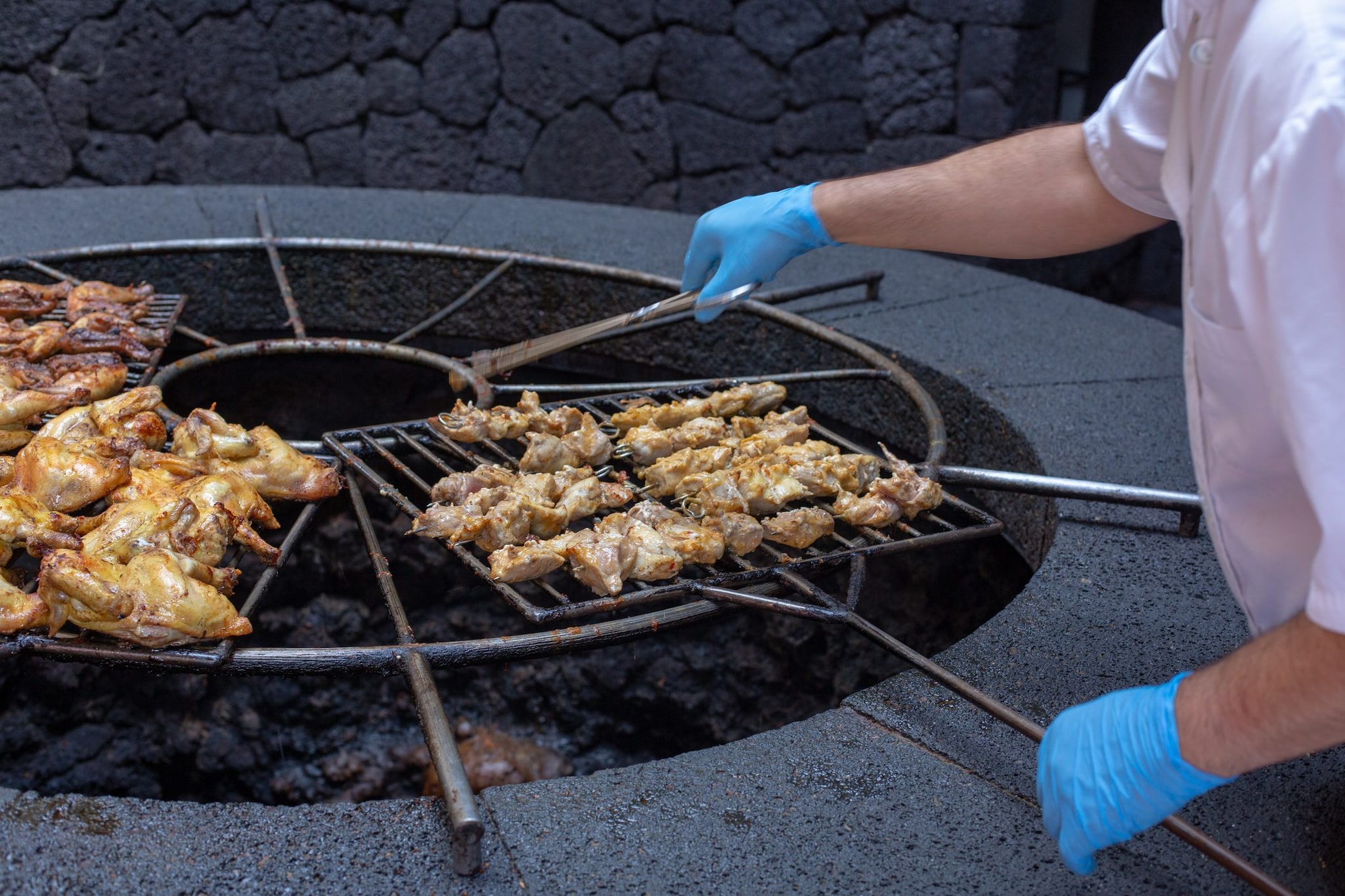 Barbecue vulcanico a El Diablo di Lanzarote