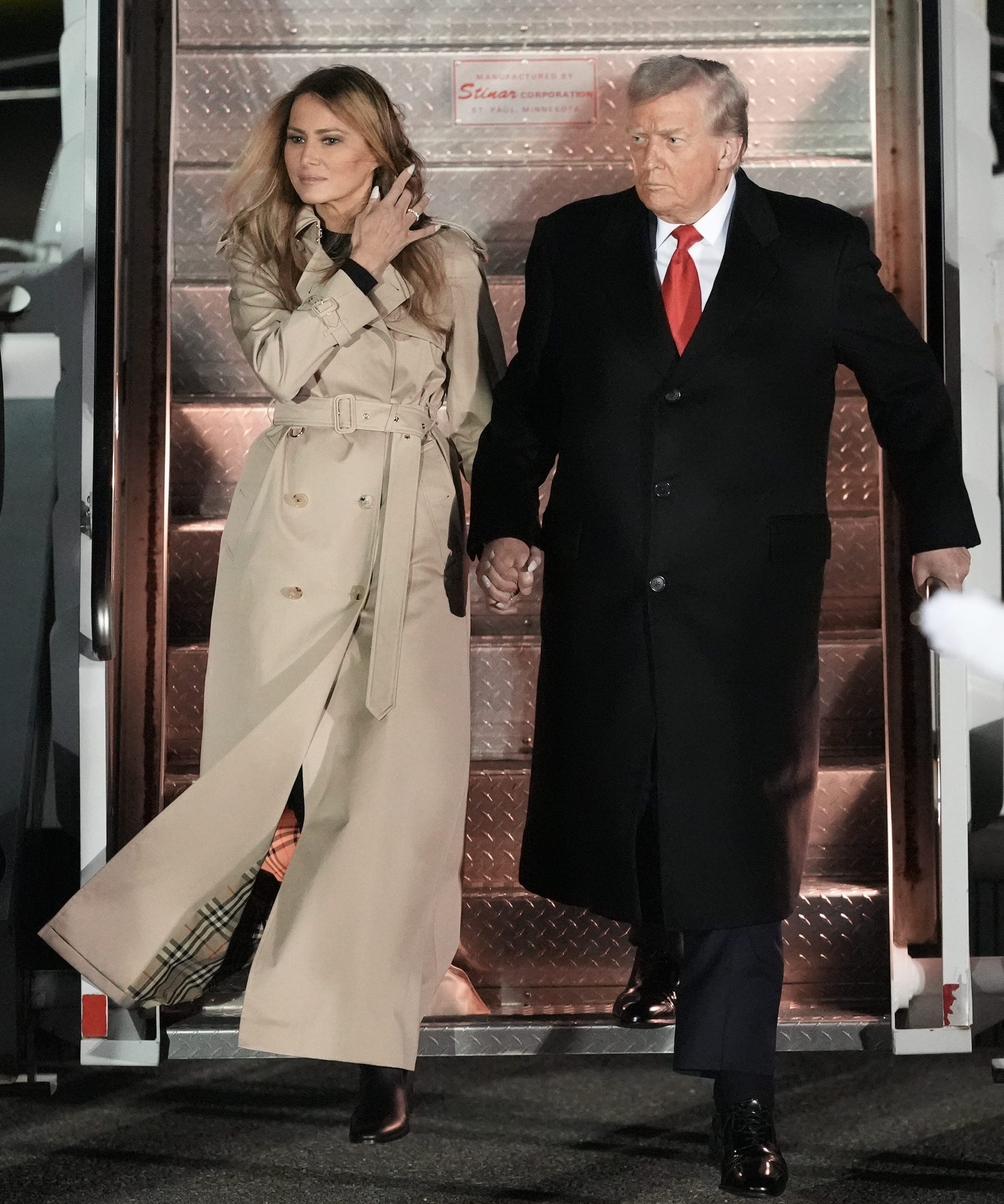 Melania Trump in Burberry