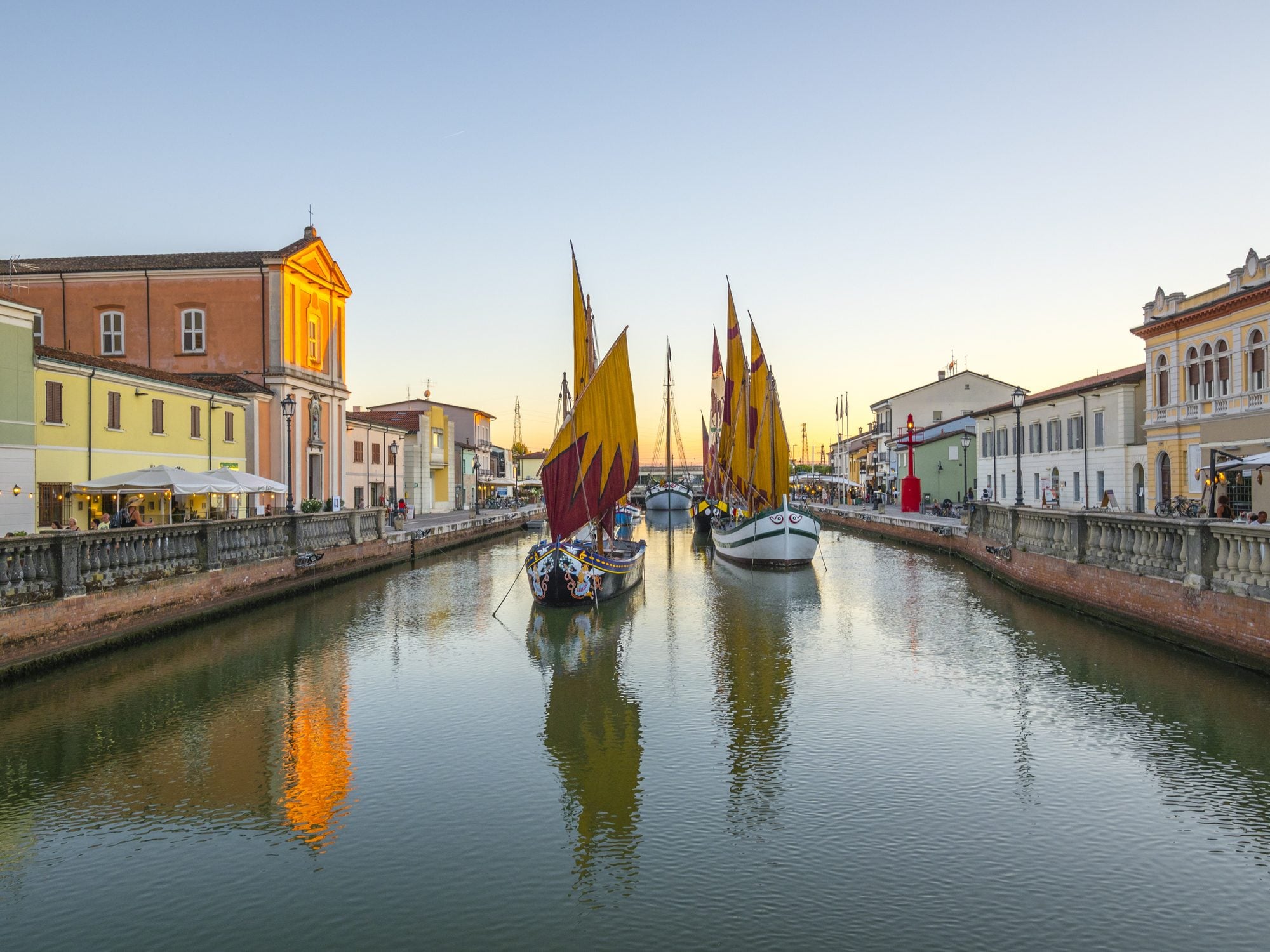 Porto Canale Leonardesco a Cesenatico, Emilia Romagna