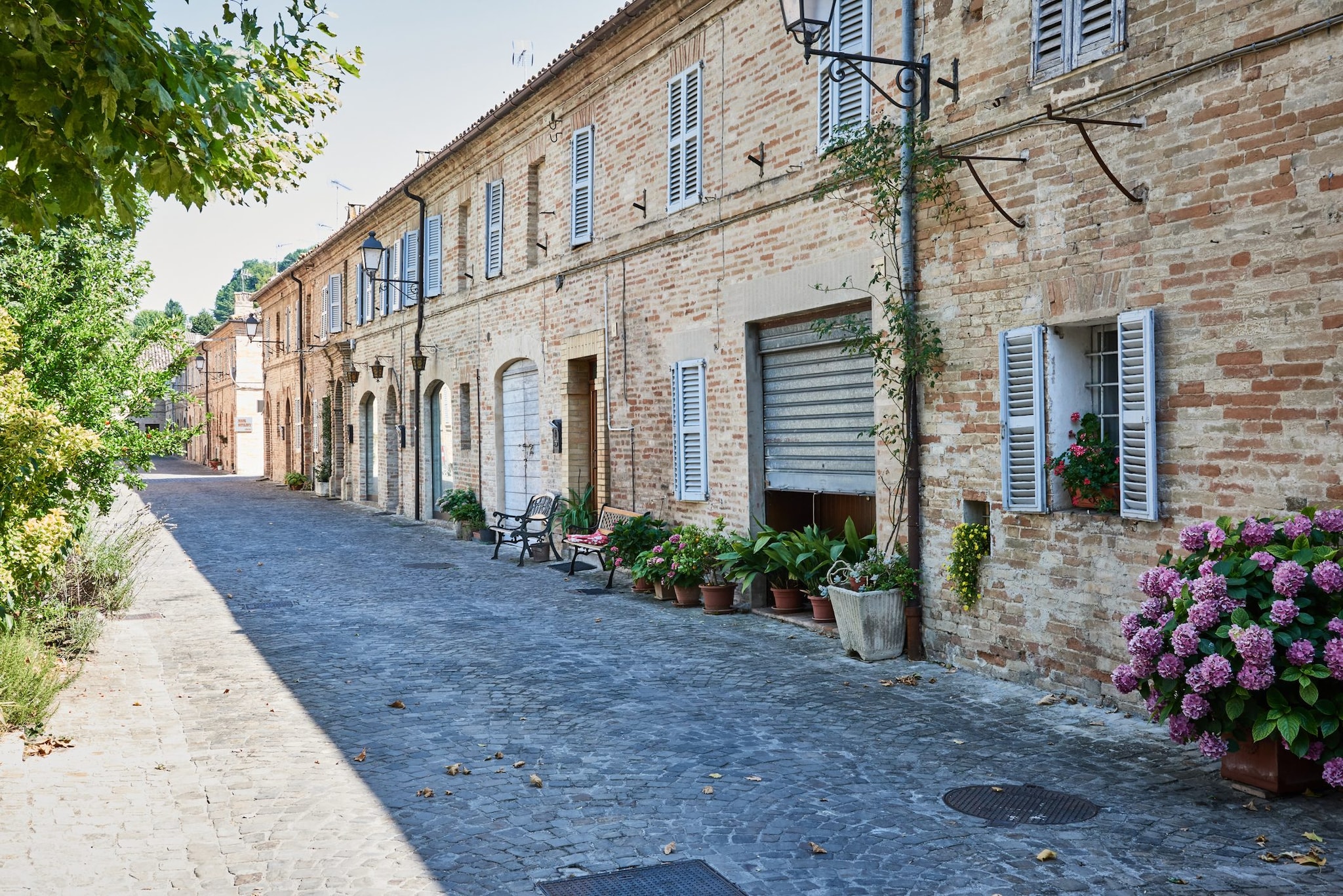 Uno scorcio del piccolo borgo di Servigliano