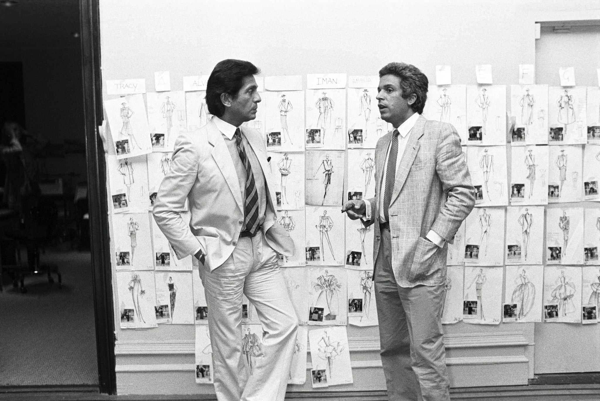 Valentino Garavani e Giancarlo Giammetti (1982)