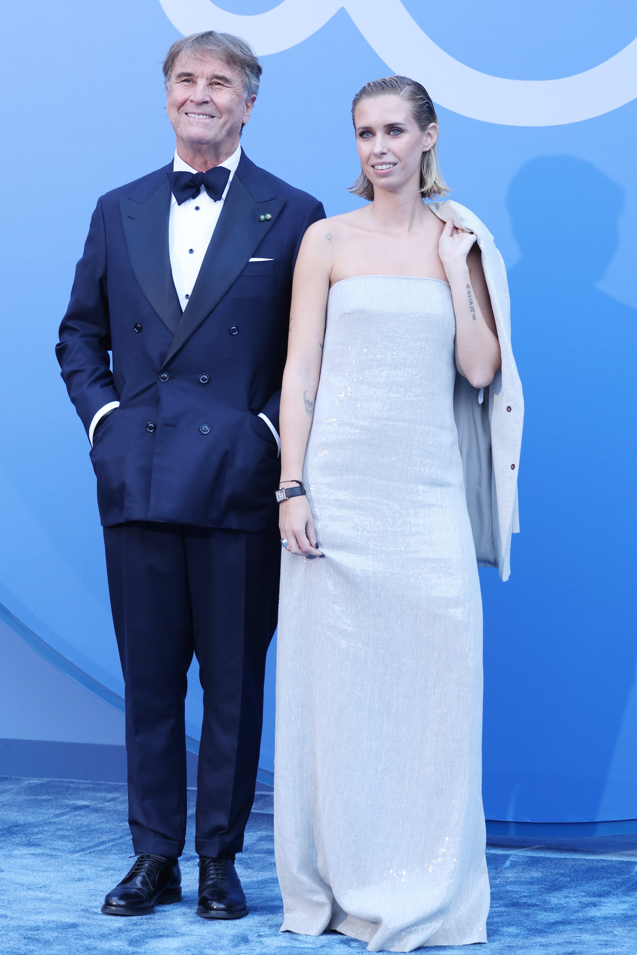 Brunello Cucinelli e Carolina Cucinelli, CNMI Sustainable Fashion Awards 2024