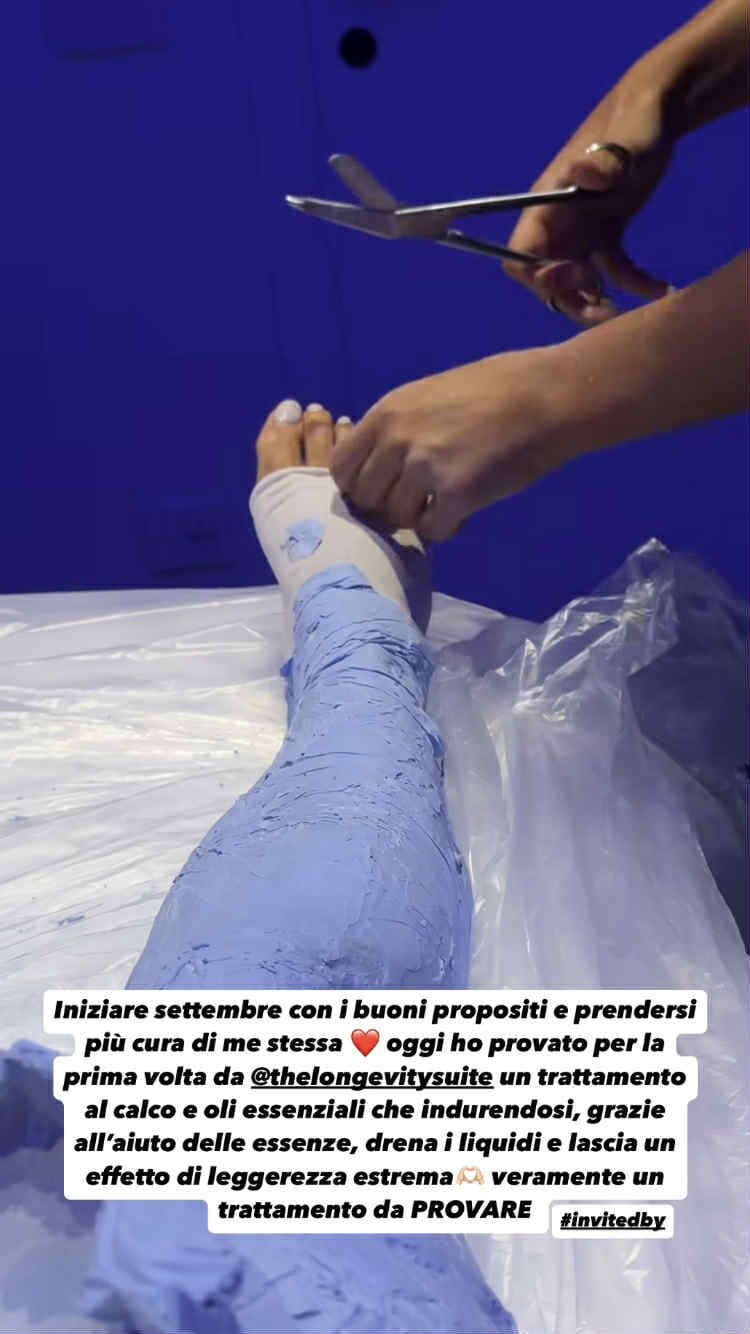Valentina Ferragni prova la calcoterapia