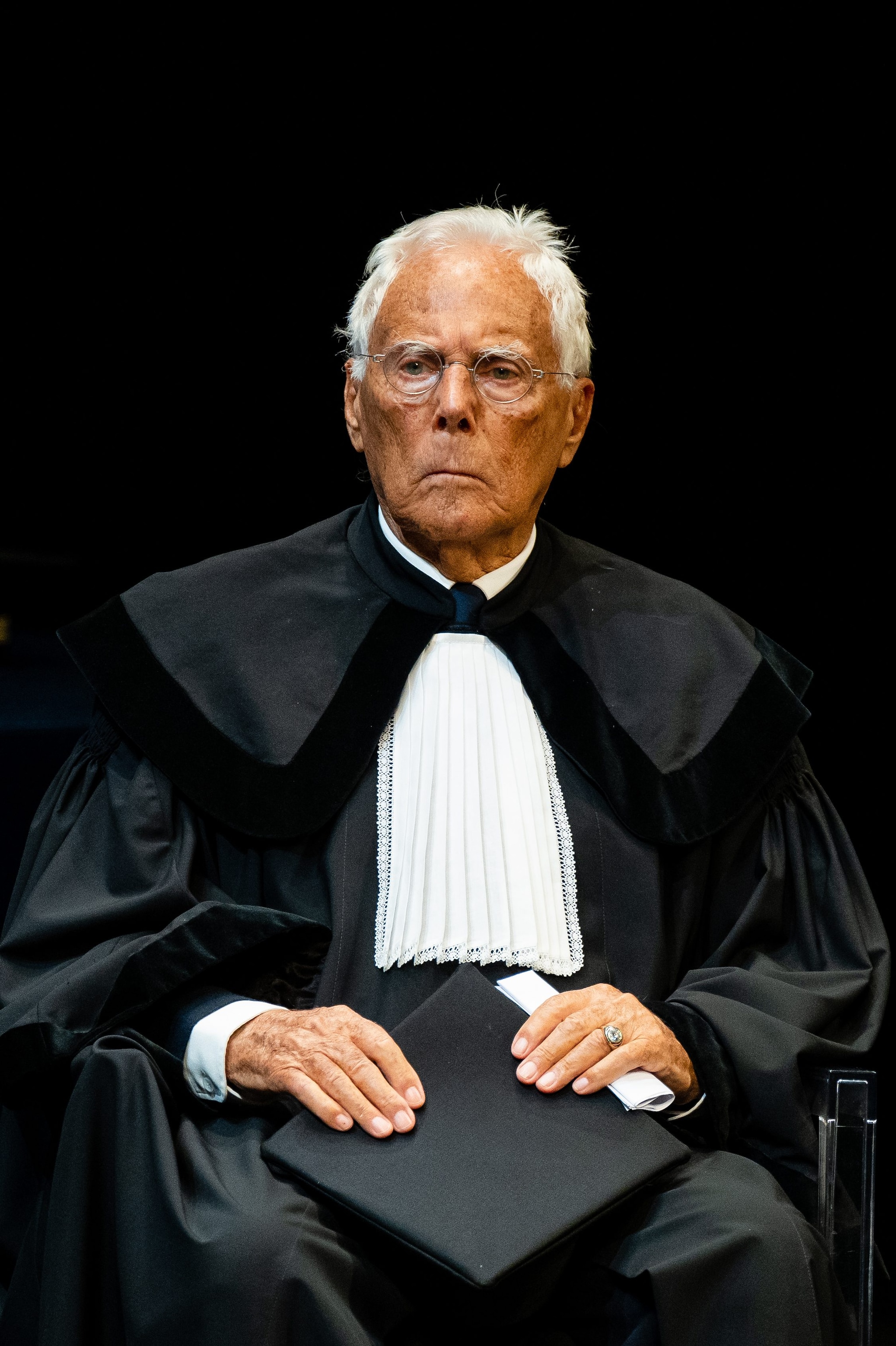 Giorgio Armani insignito della laurea honoris causa, 2023