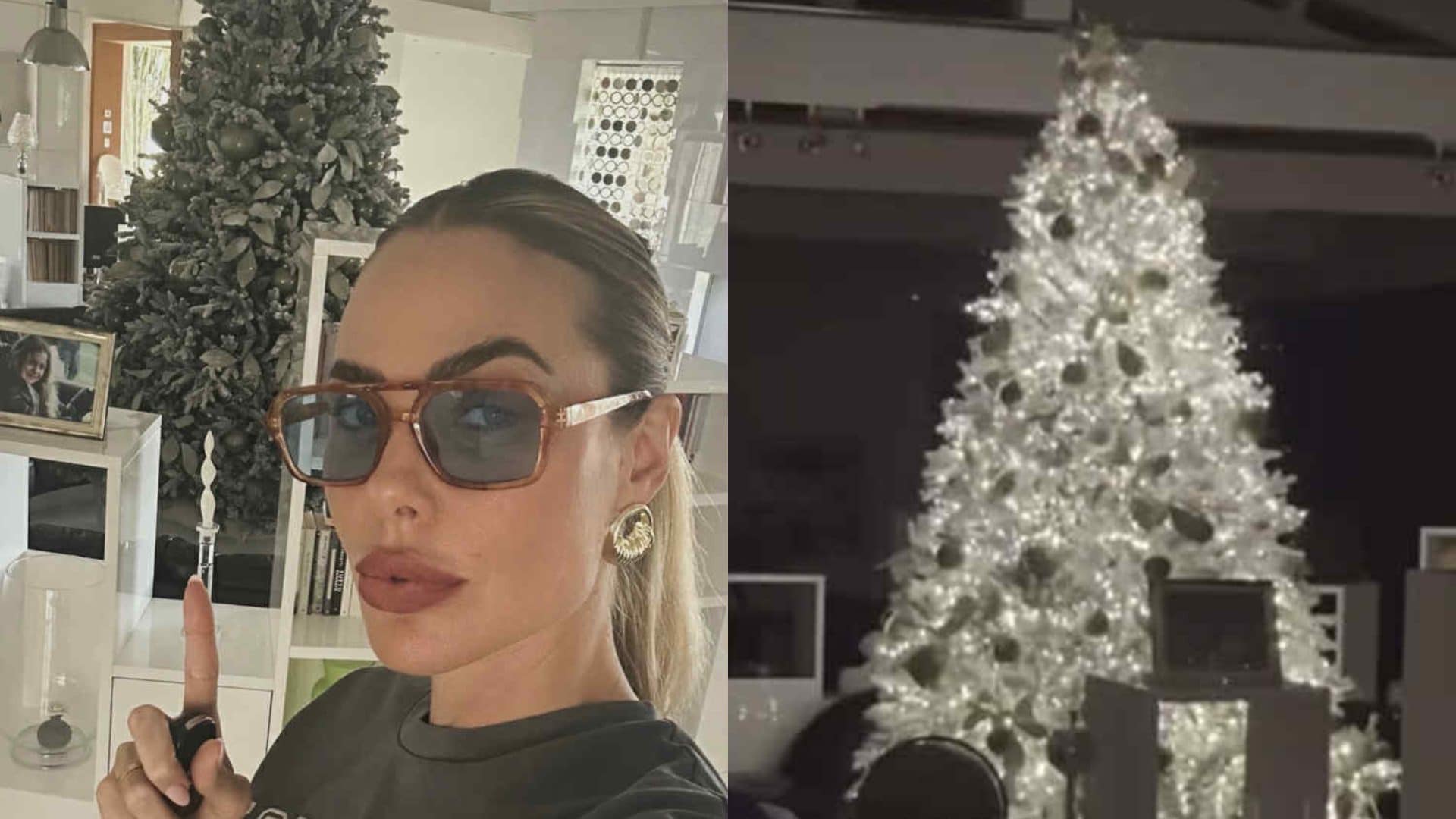 Per Ilary Blasi il Natale comincia a settembre: in casa ha già un enorme albero addobbato