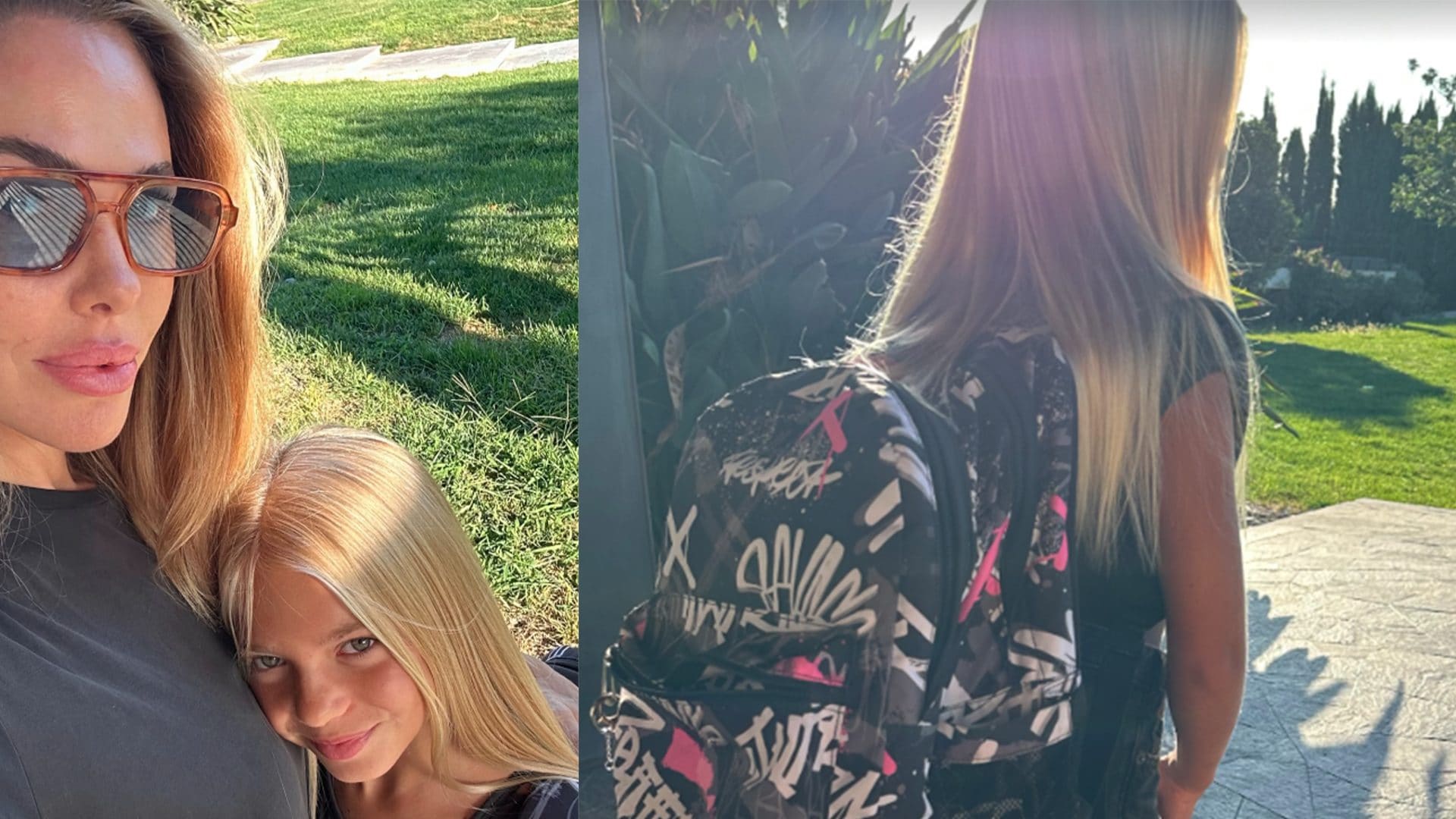 Il primo giorno di scuola di Isabel Totti: l'istituto della figlia di Ilary Blasi costa 20 mila euro annui