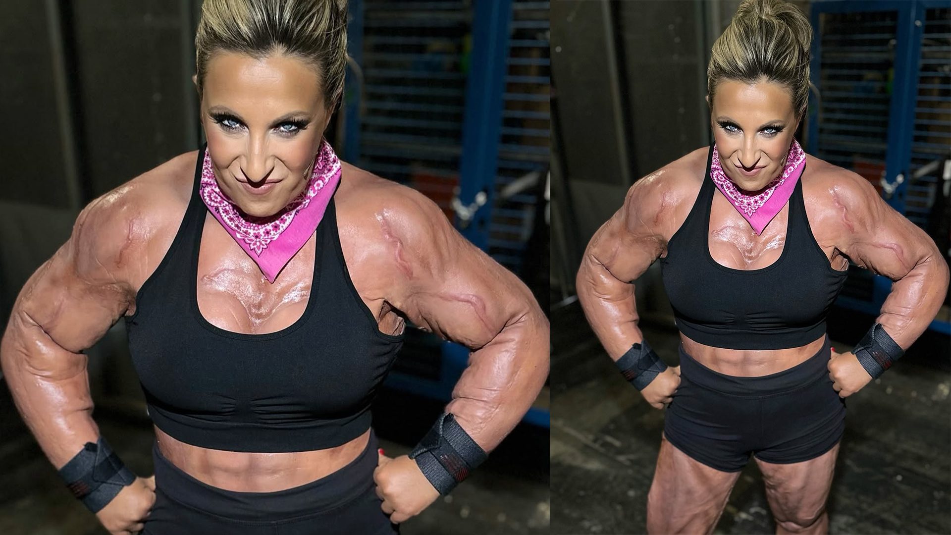 L'ironia di Katia Follesa in versione bodybuilder: "No prodotti dimagranti, sì costanza"