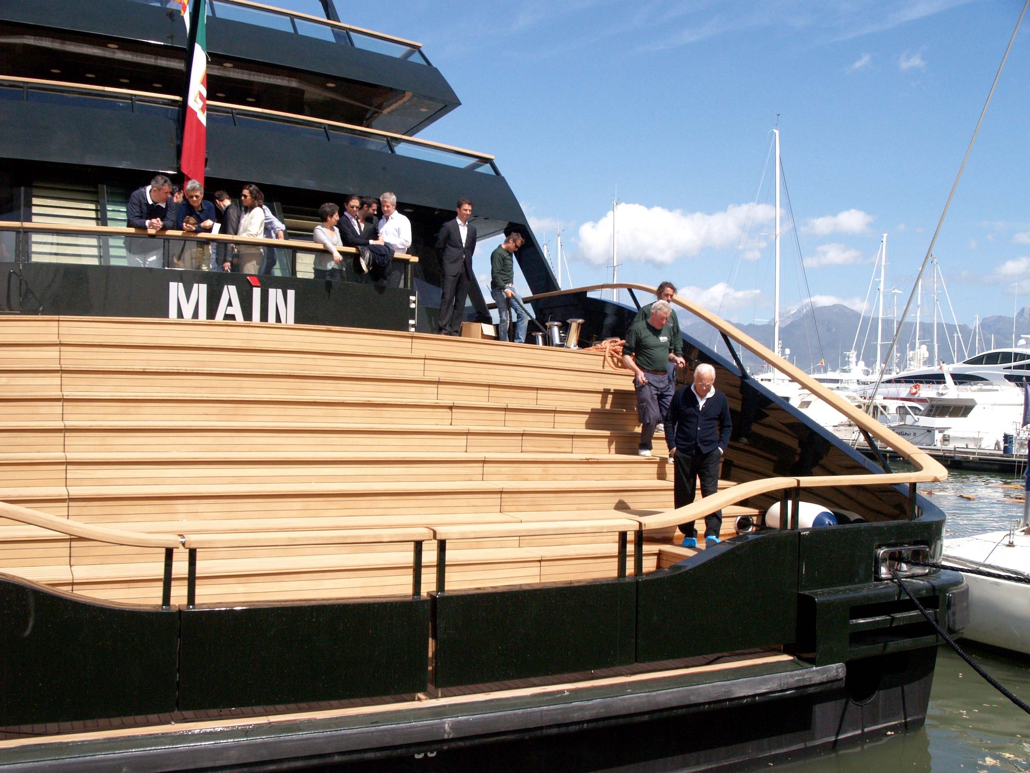Yacht Main varato a Viareggio (2008)