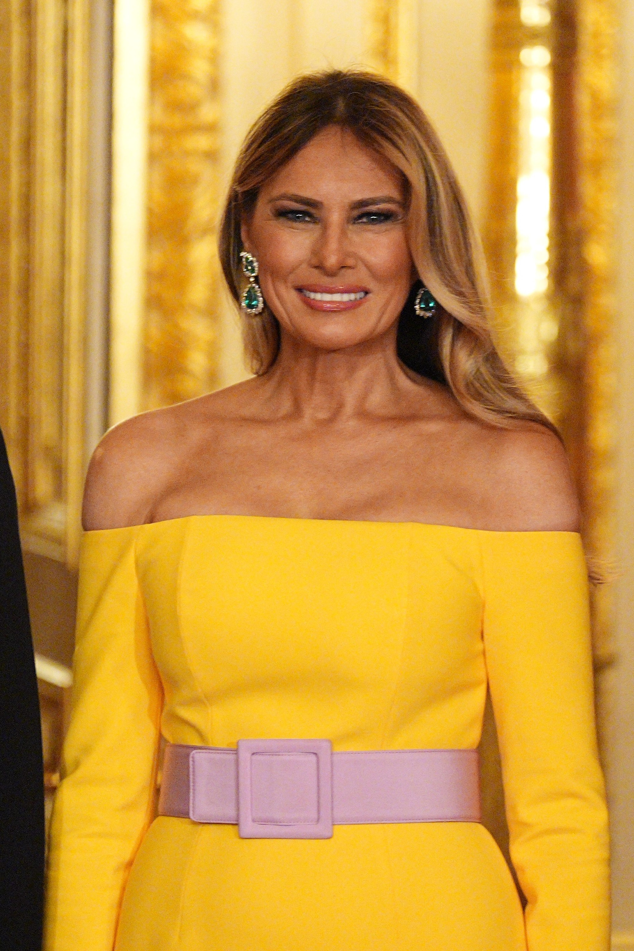 Melania Trump in Carolina Herrera
