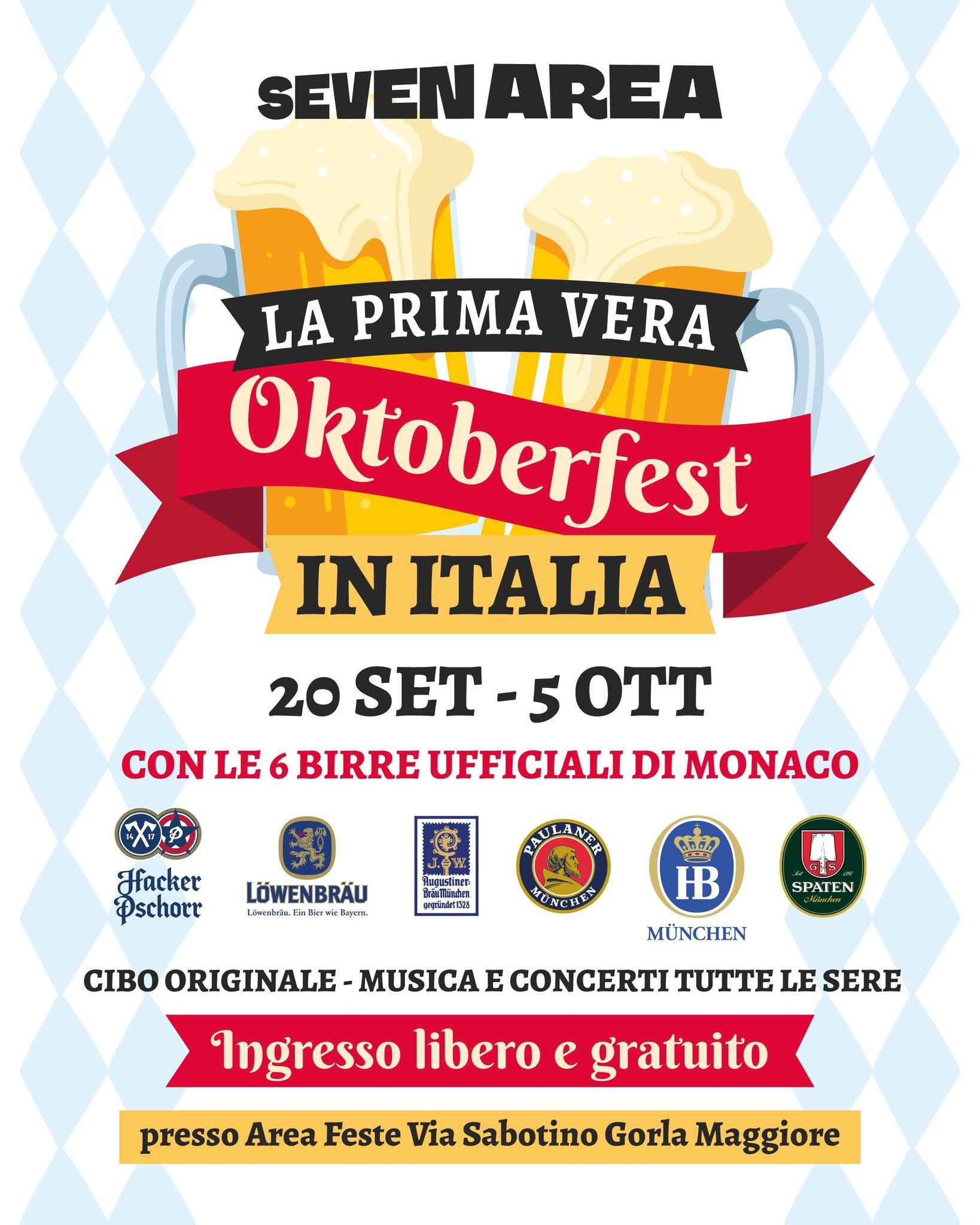 Il programma dell’Oktoberfest di Gorla Maggiore