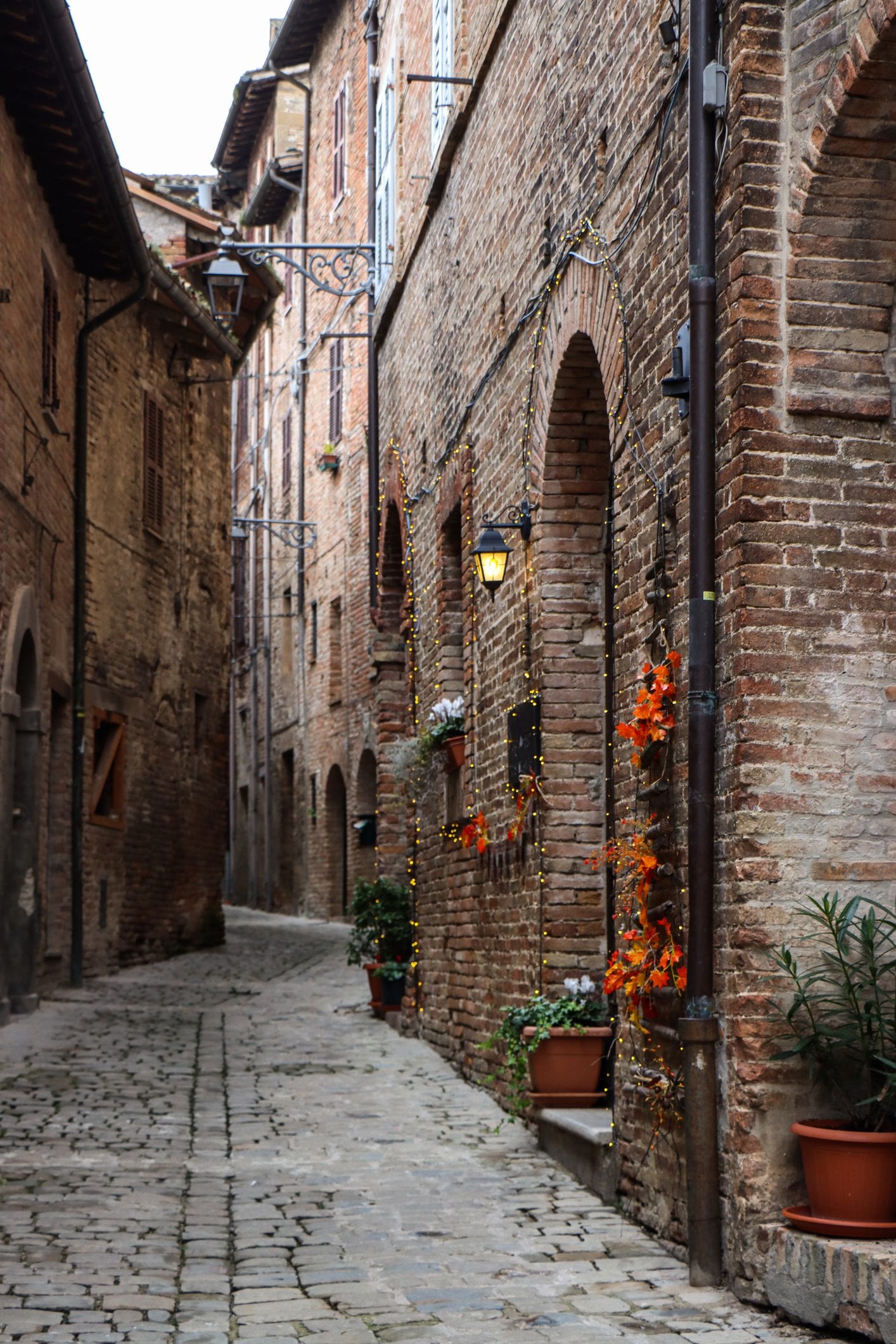 Uno scorcio del centro storico di Sarnano