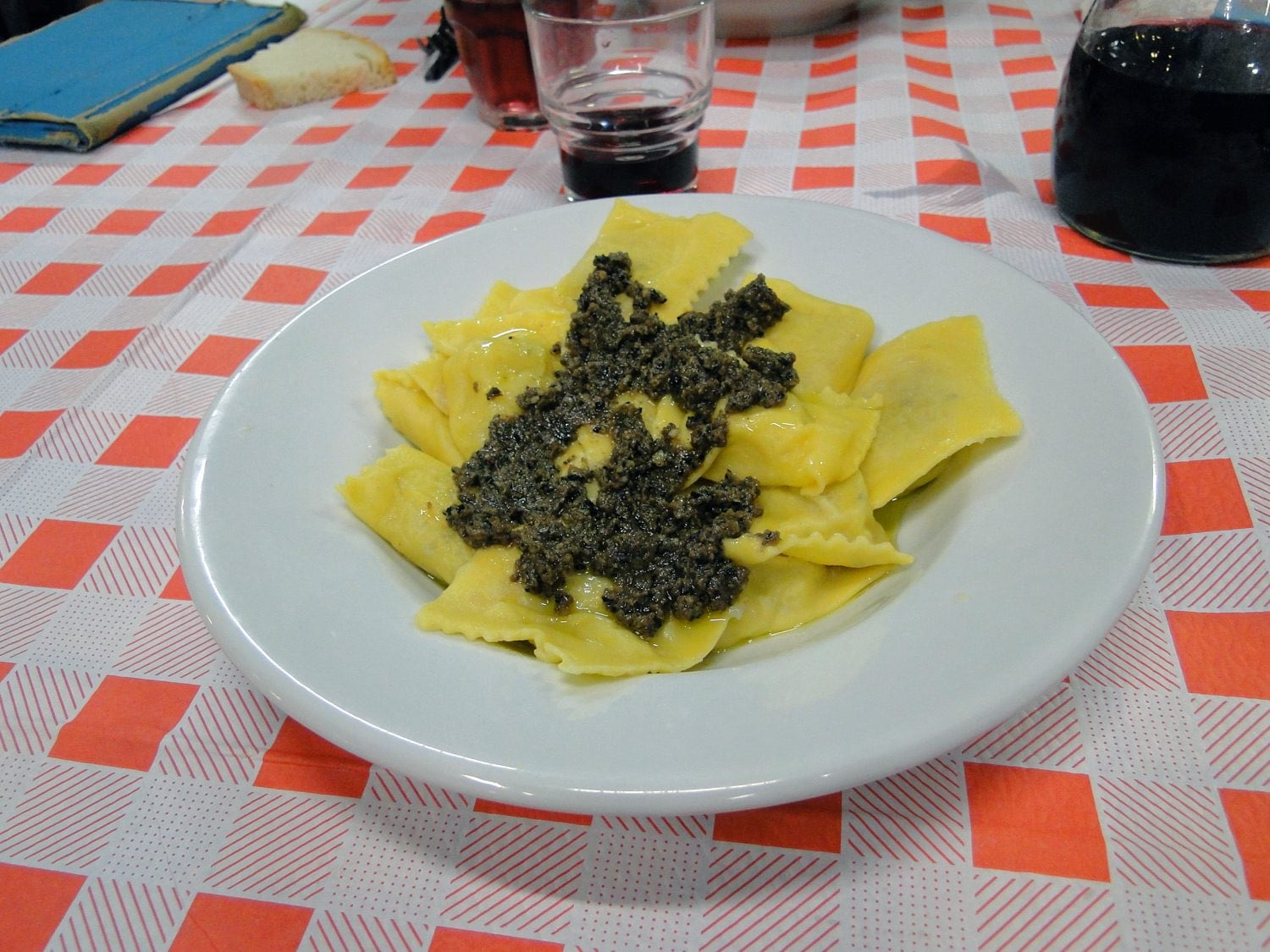 I tortelli al tartufo della Sagra di Pelago