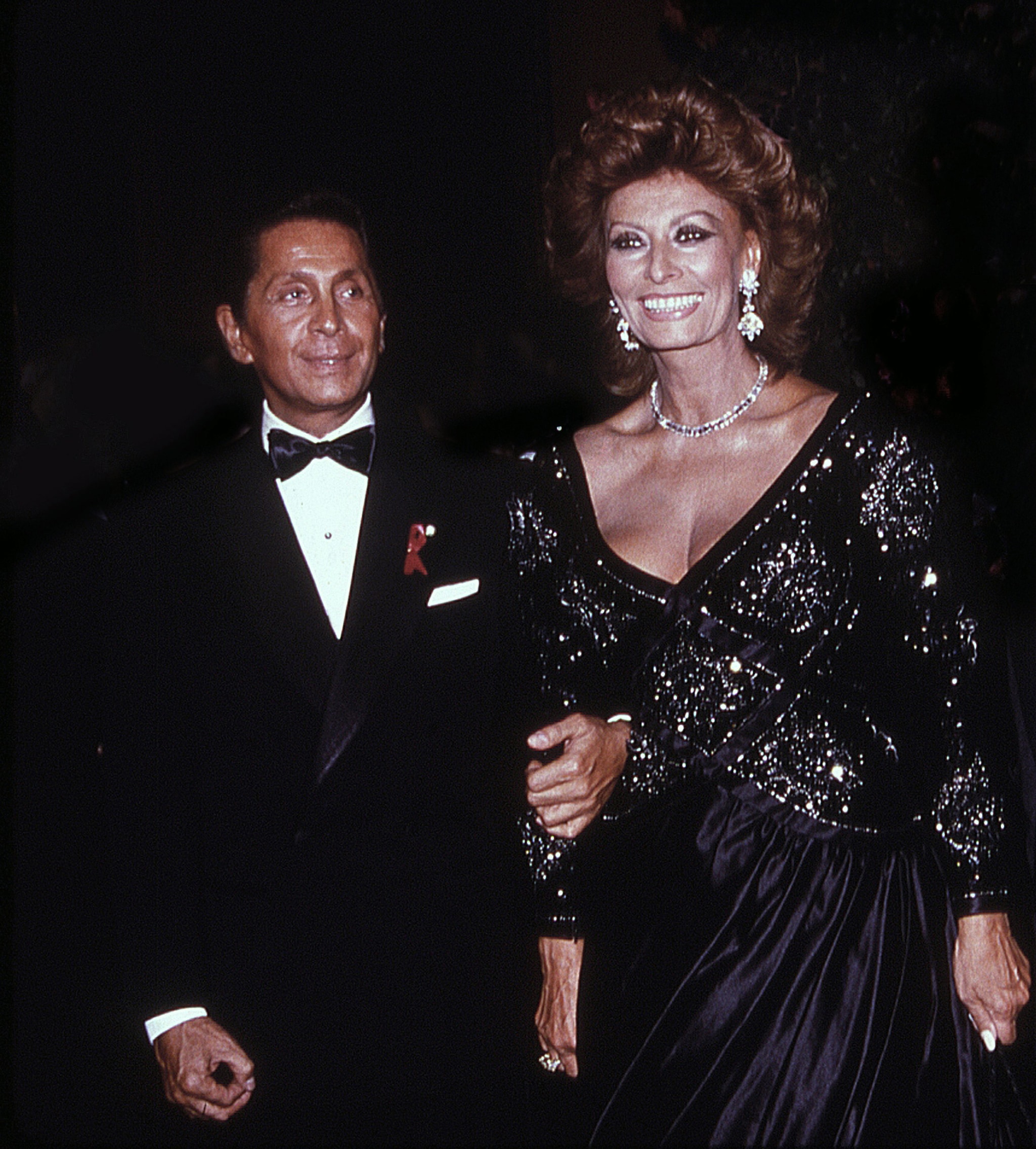 Valentino e Sophia Loren (1992)