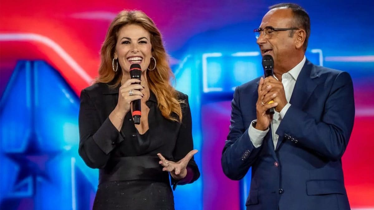 Vanessa Incontrada e Carlo Conti