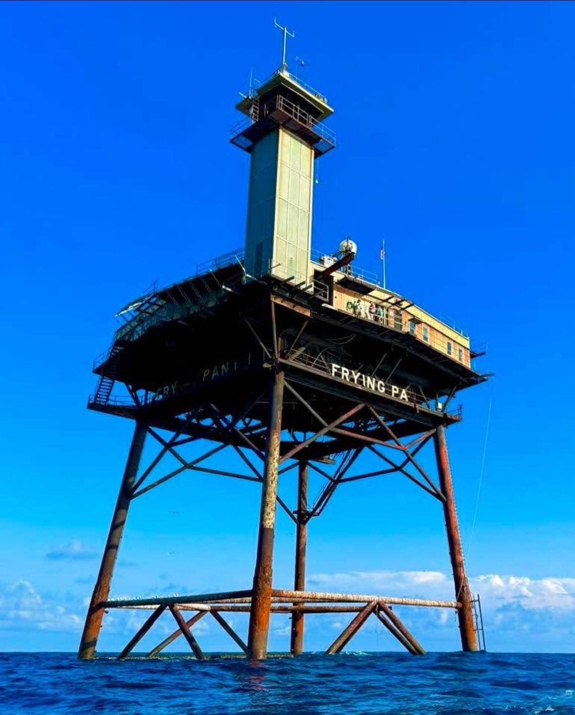 Frying Pan Shoals Light Tower
