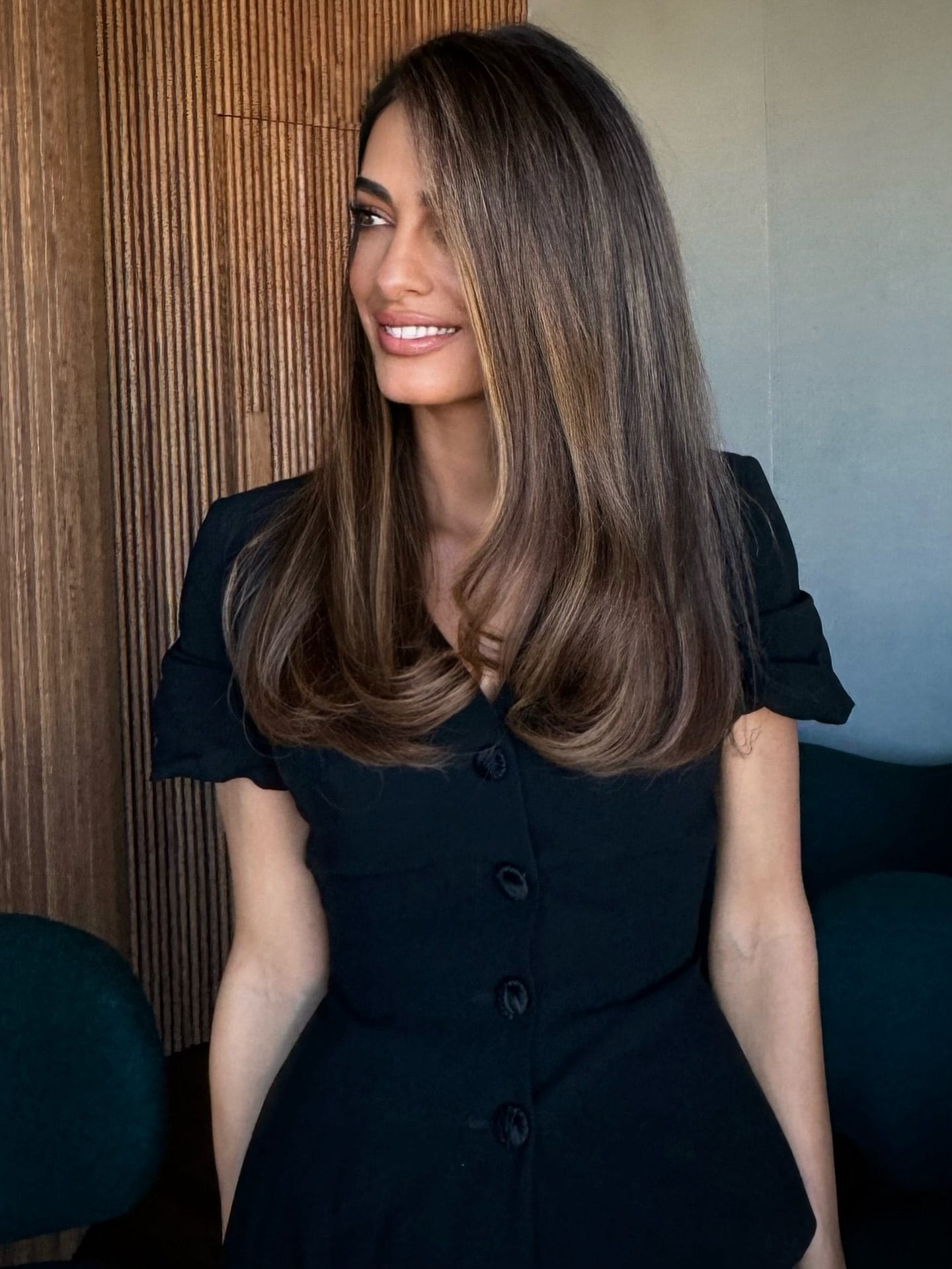 Amal Clooney col bubble blowout